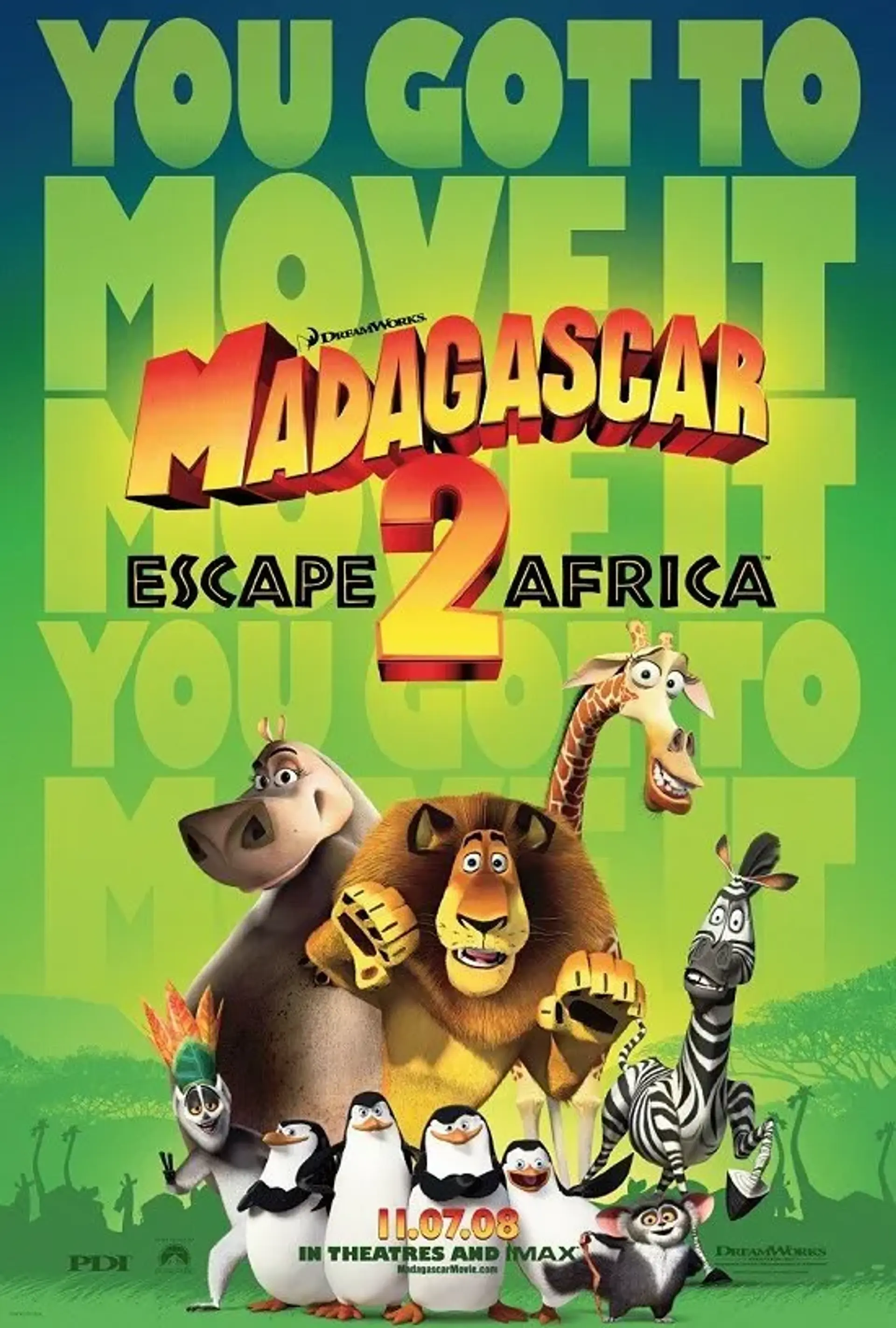 انیمیشن ماداگاسکار 2: فرار به آفریقا (Madagascar: Escape 2 Africa 2008)