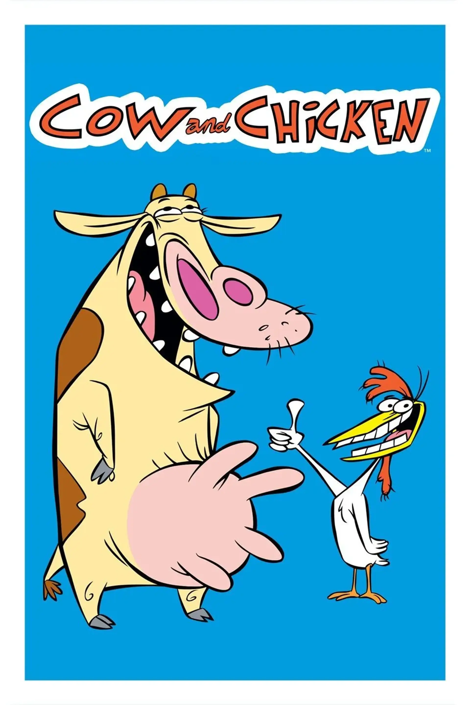 انیمیشن ماجراهای آقای گاو و جوجه (Cow and Chicken 1997)