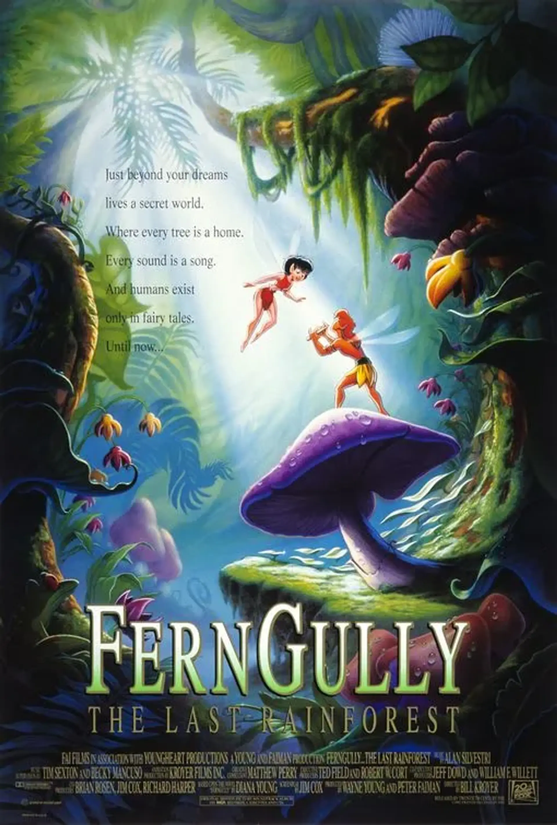 انیمیشن فرن‌ گالی: آخرین جنگل بارانی (FernGully: The Last Rainforest 1992)