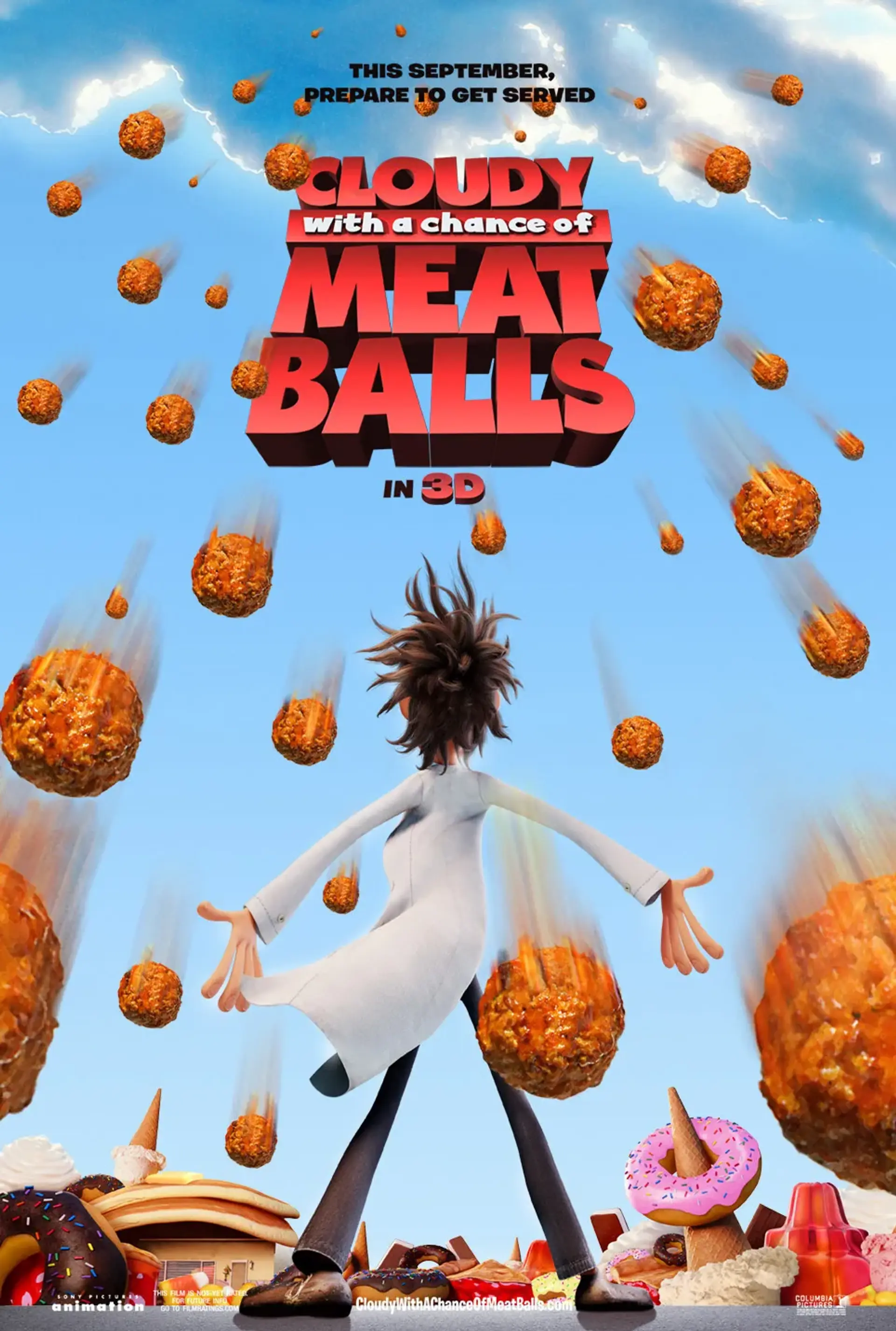 انیمیشن ابری با احتمال بارش کوفته قلقلی (Cloudy with a Chance of Meatballs 2009)