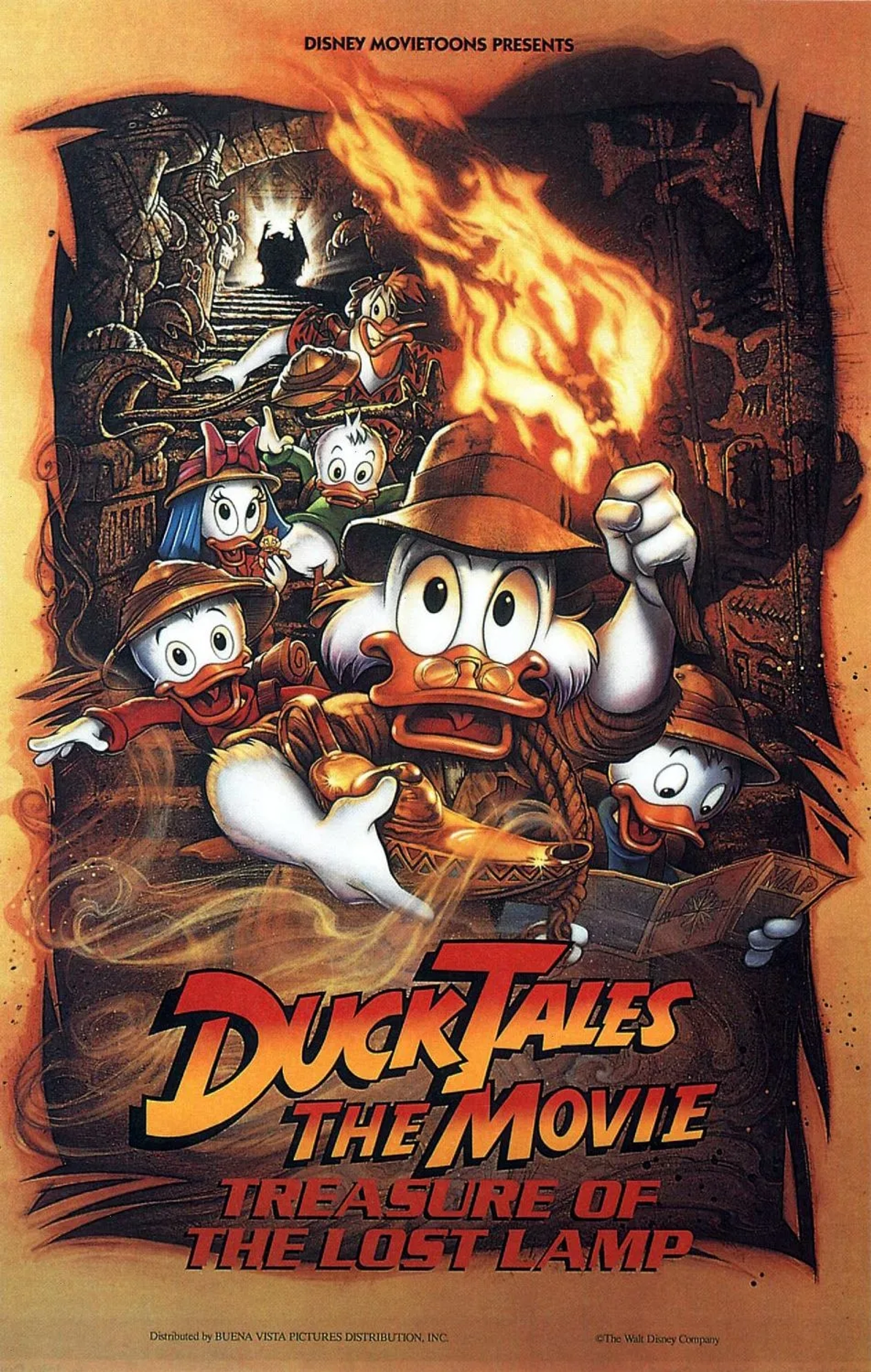 انیمیشن ماجراهای اردک: چراغ جادو (DuckTales the Movie: Treasure of the Lost Lamp 1990)