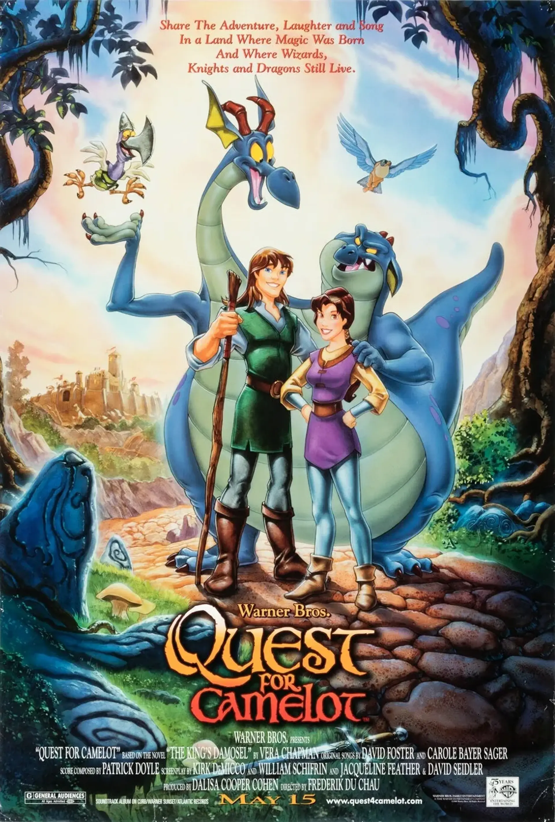 انیمیشن تلاش برای کملوت (Quest for Camelot 1998)