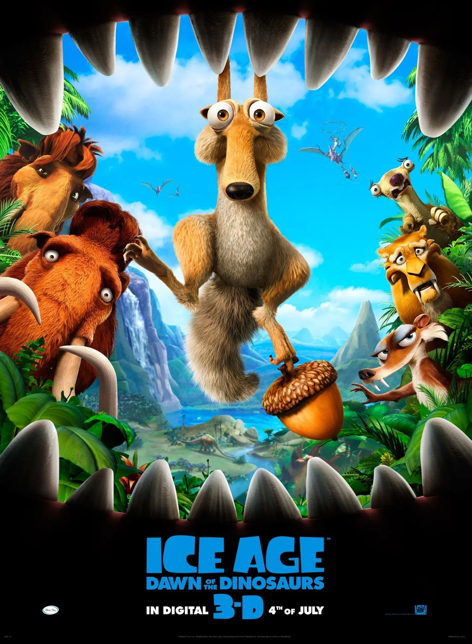 انیمیشن عصر یخبندان ۳: ظهور دایناسورها	(Ice Age: Dawn of the Dinosaurs 2009)