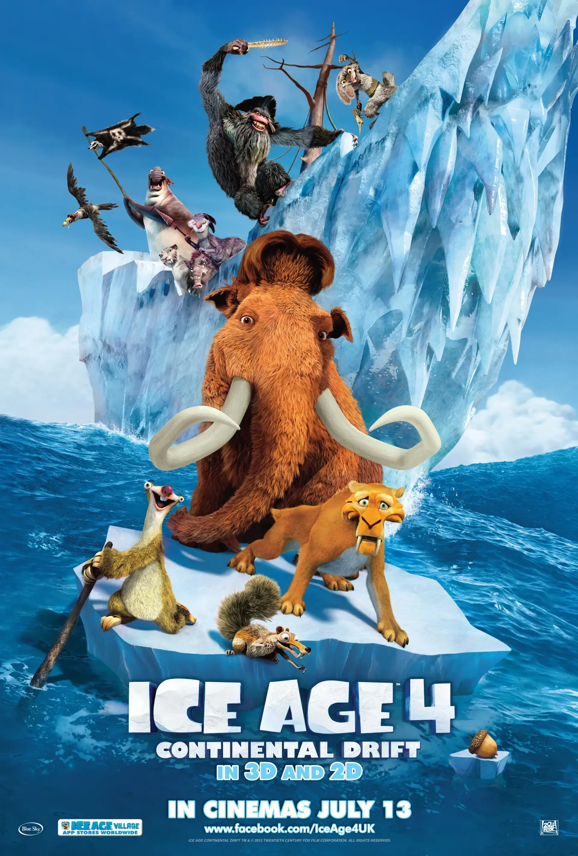 انیمیشن عصر یخبندان ۴: رانش قاره ای (Ice Age: Continental Drift 2012)