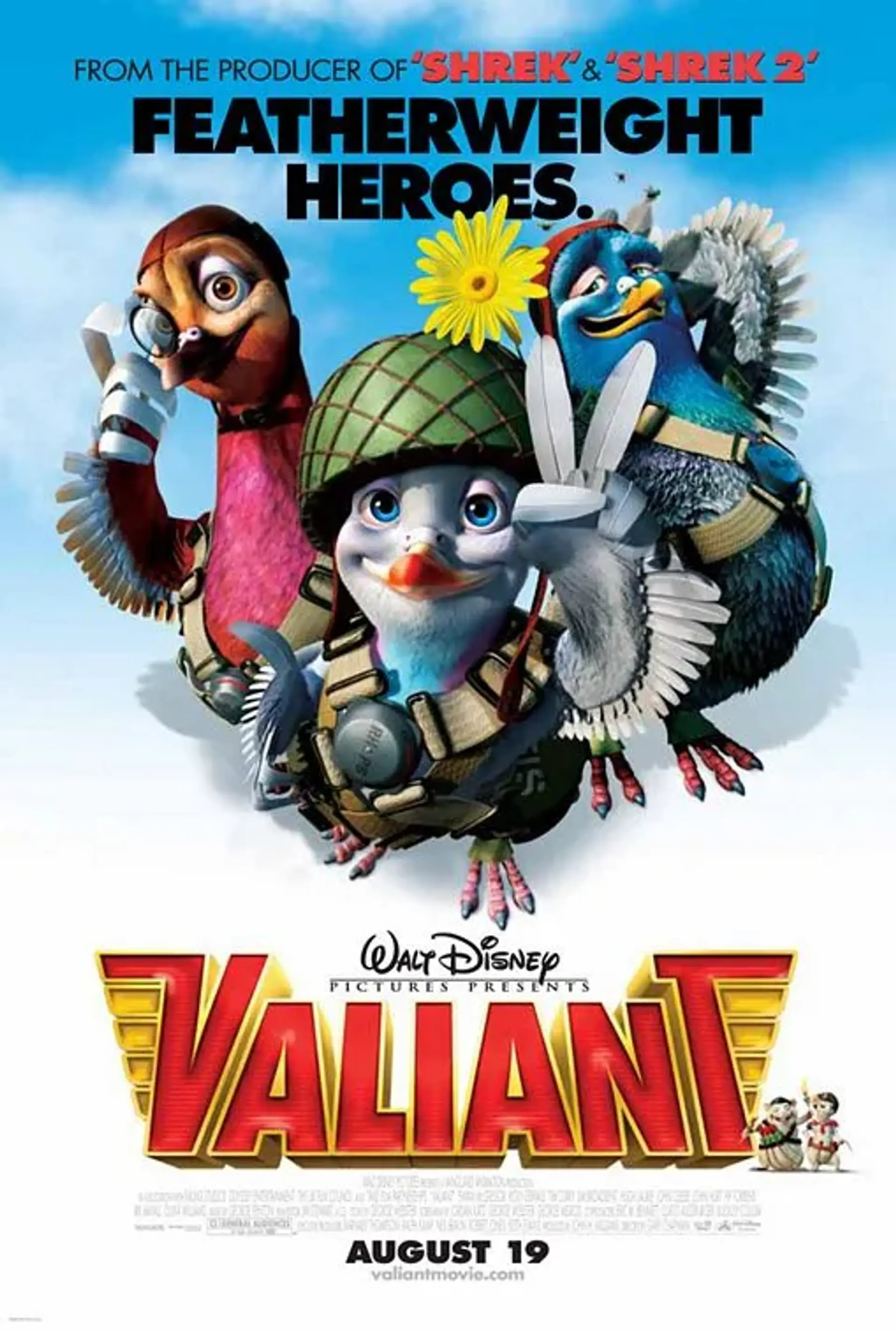 انیمیشن کبوتر بی‌ باک (Valiant 2005)