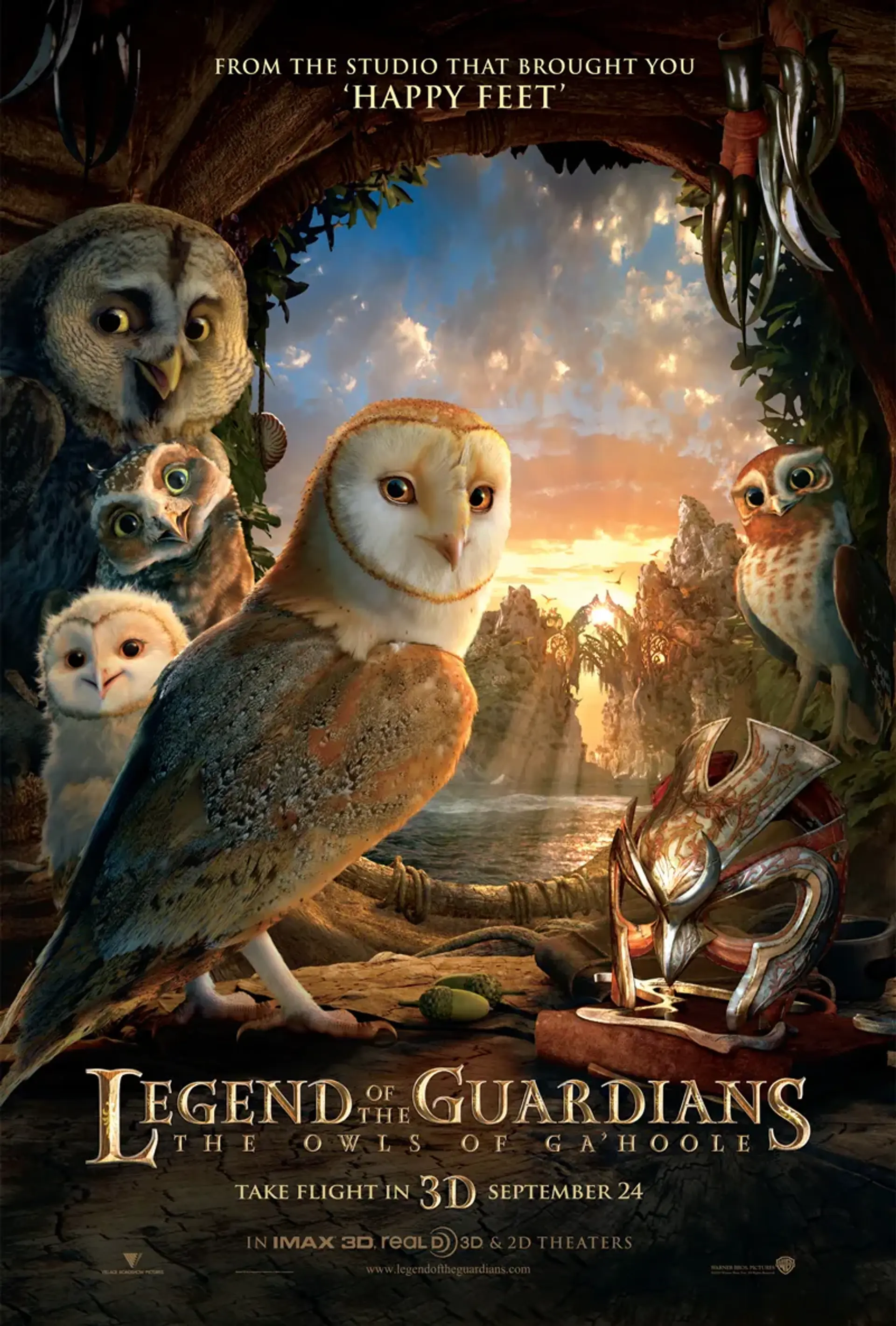 انیمیشن افسانه نگهبانان: جغدهای گاهول (Legend of the Guardians: The Owls of Ga'Hoole 2010)