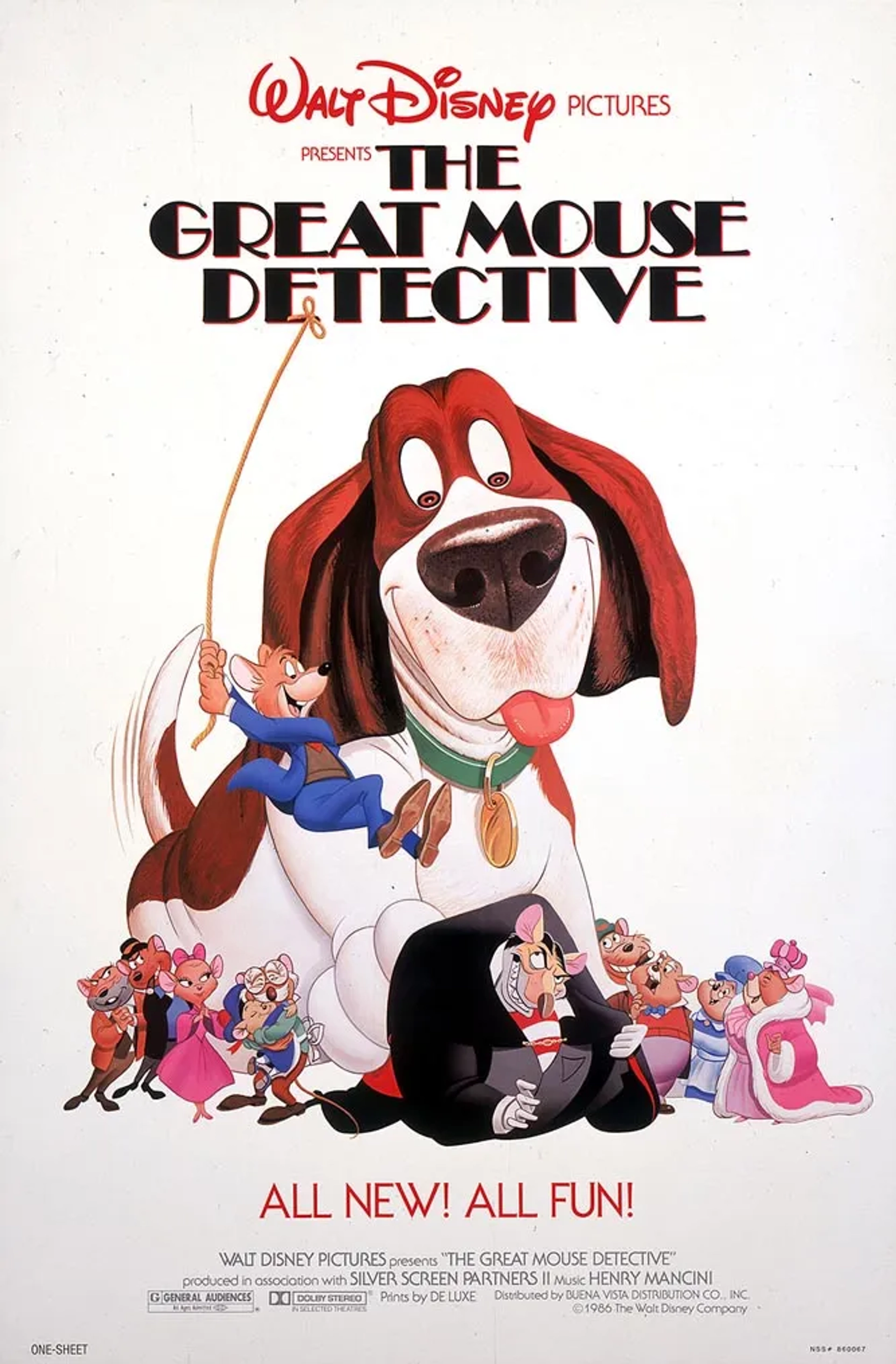 انیمیشن کارآگاه موش بزرگ (The Great Mouse Detective 1986)