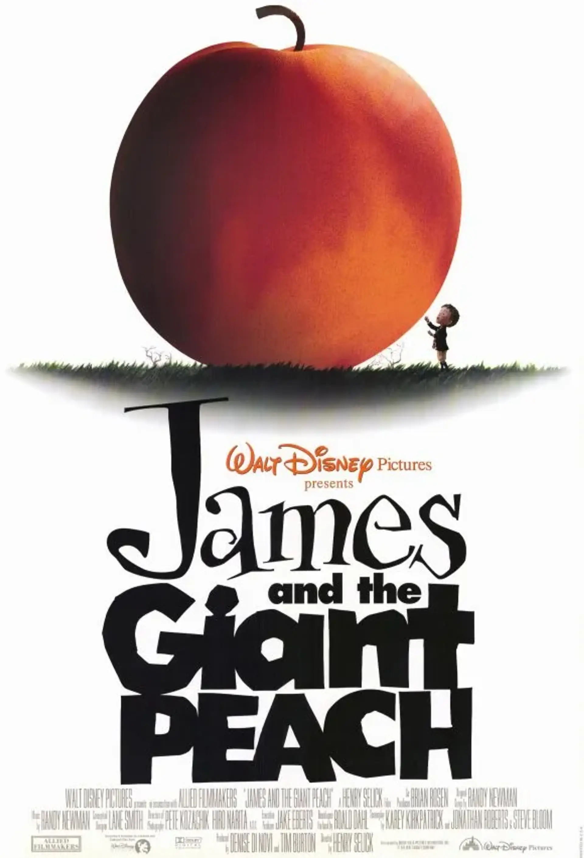 انیمیشن جیمز و هلوی غول پیکر (James and the Giant Peach 1996)