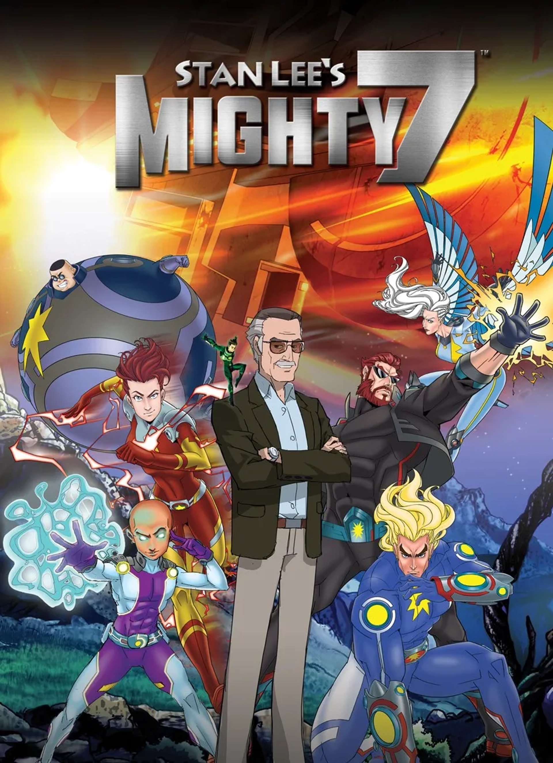 انیمیشن ۷ قهرمان استن لی (Stan Lee's Mighty 7-2014)