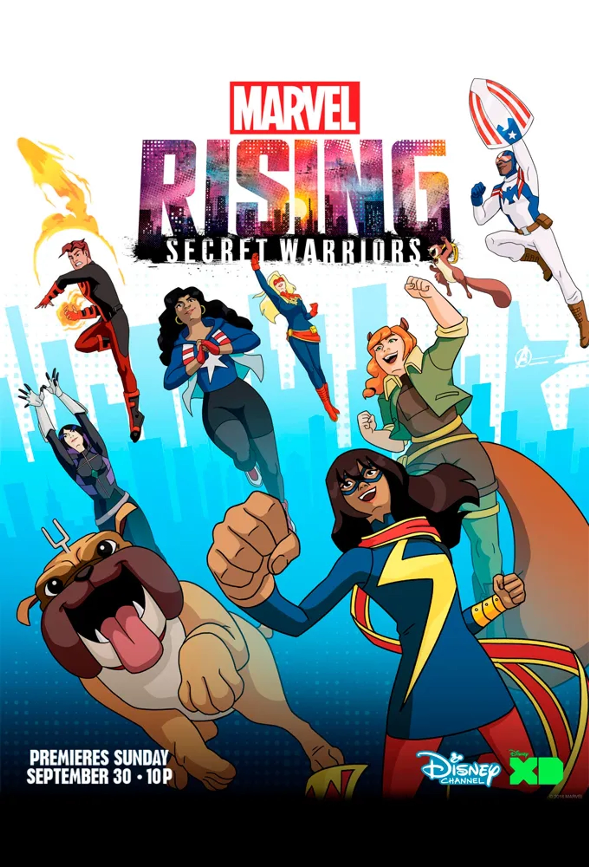 انیمیشن مارول برمی خیزد: جنگجویان مخفی (Marvel Rising: Secret Warriors 2018)