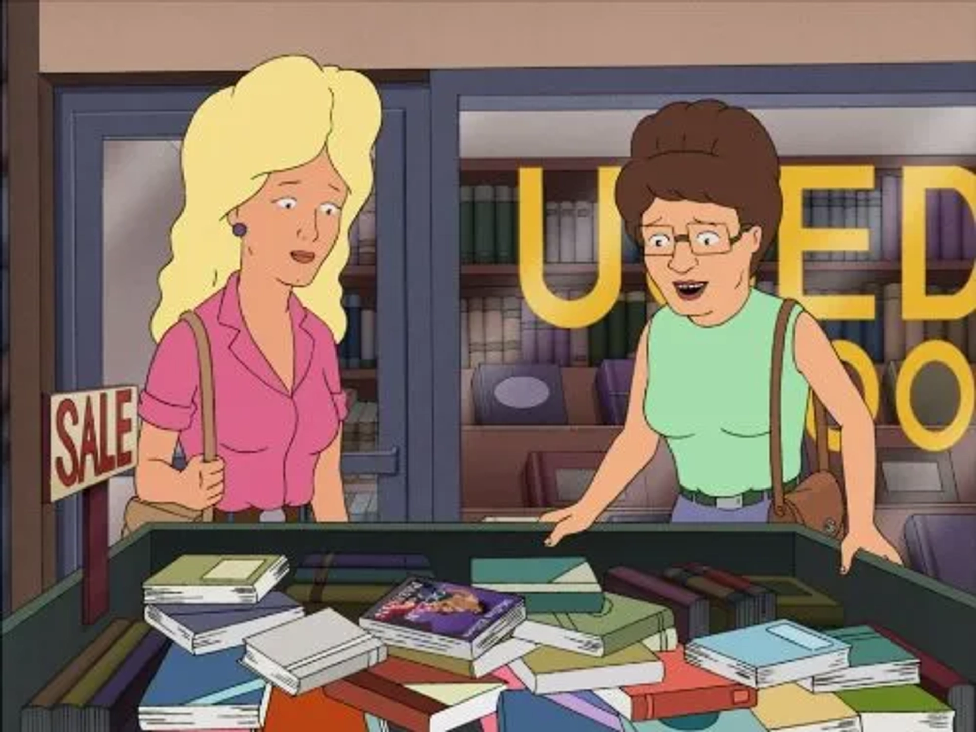 Kathy Najimy and Ashley Gardner in King of the Hill (1997)
