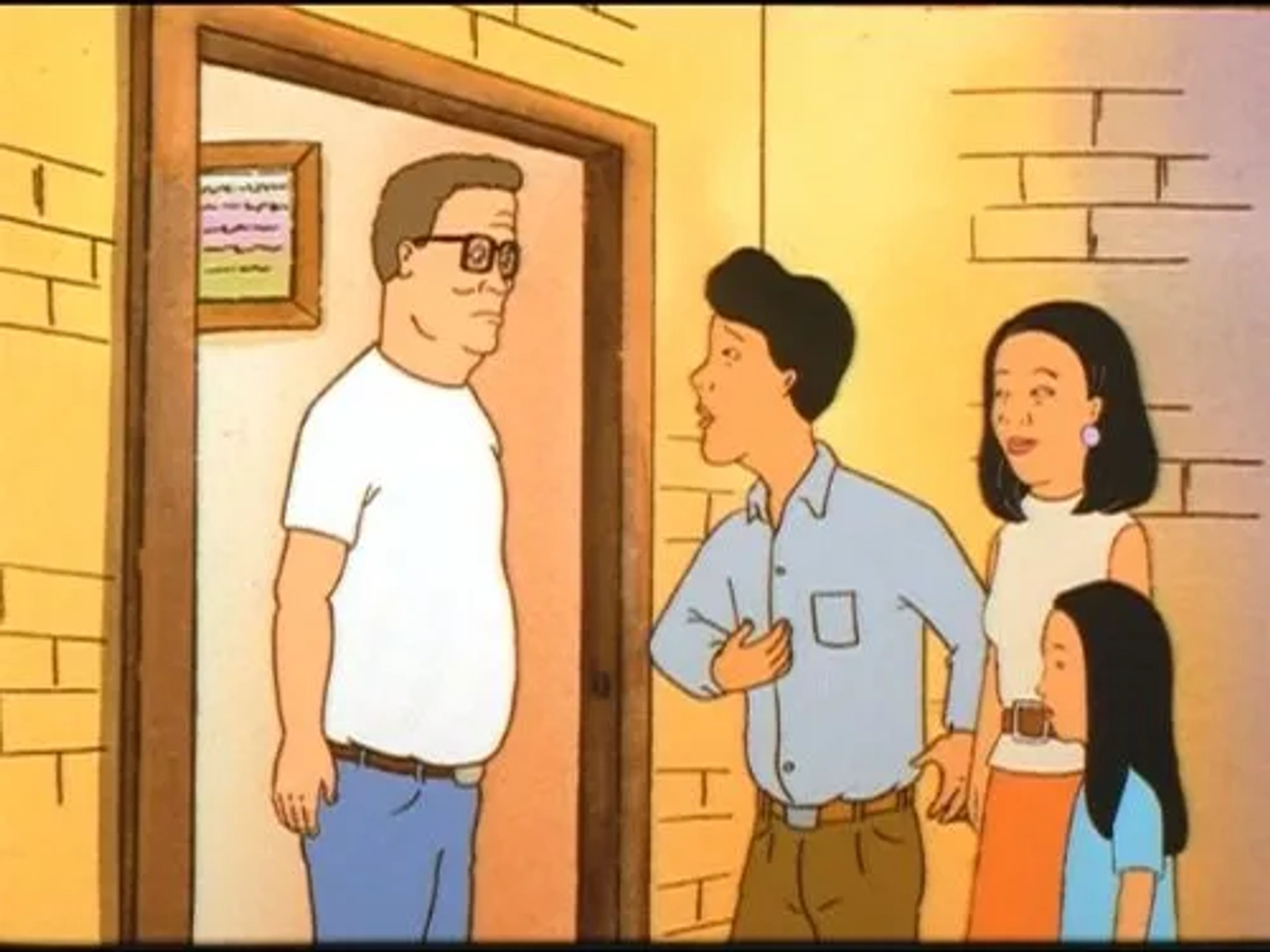 Toby Huss and Mike Judge in King of the Hill (1997)