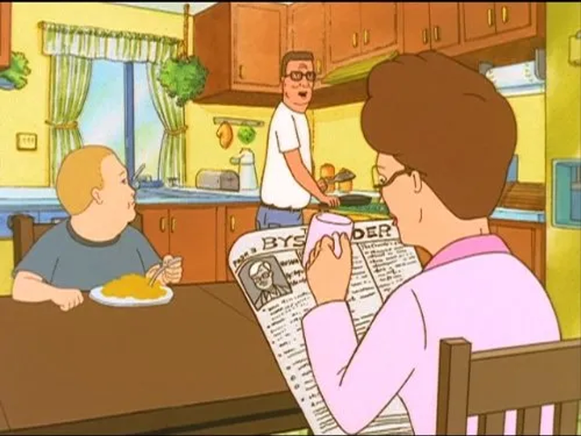 Kathy Najimy, Mike Judge, and Pamela Adlon in King of the Hill (1997)