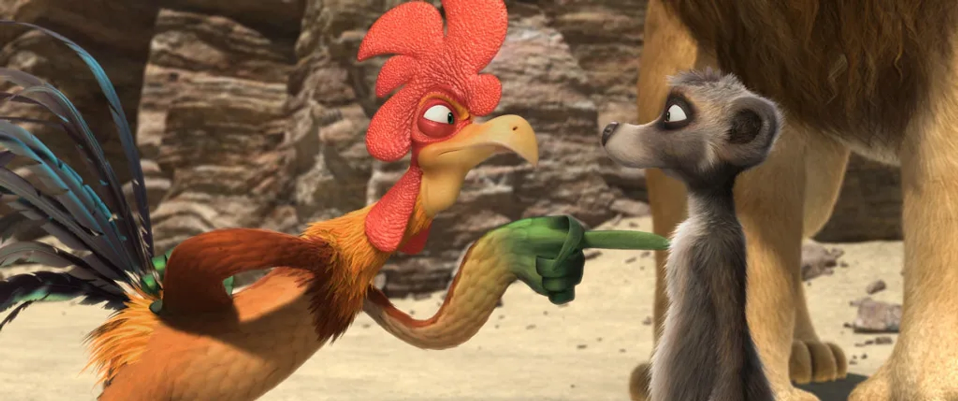 James Corden and Andy Serkis in Conference of Animals (2010)