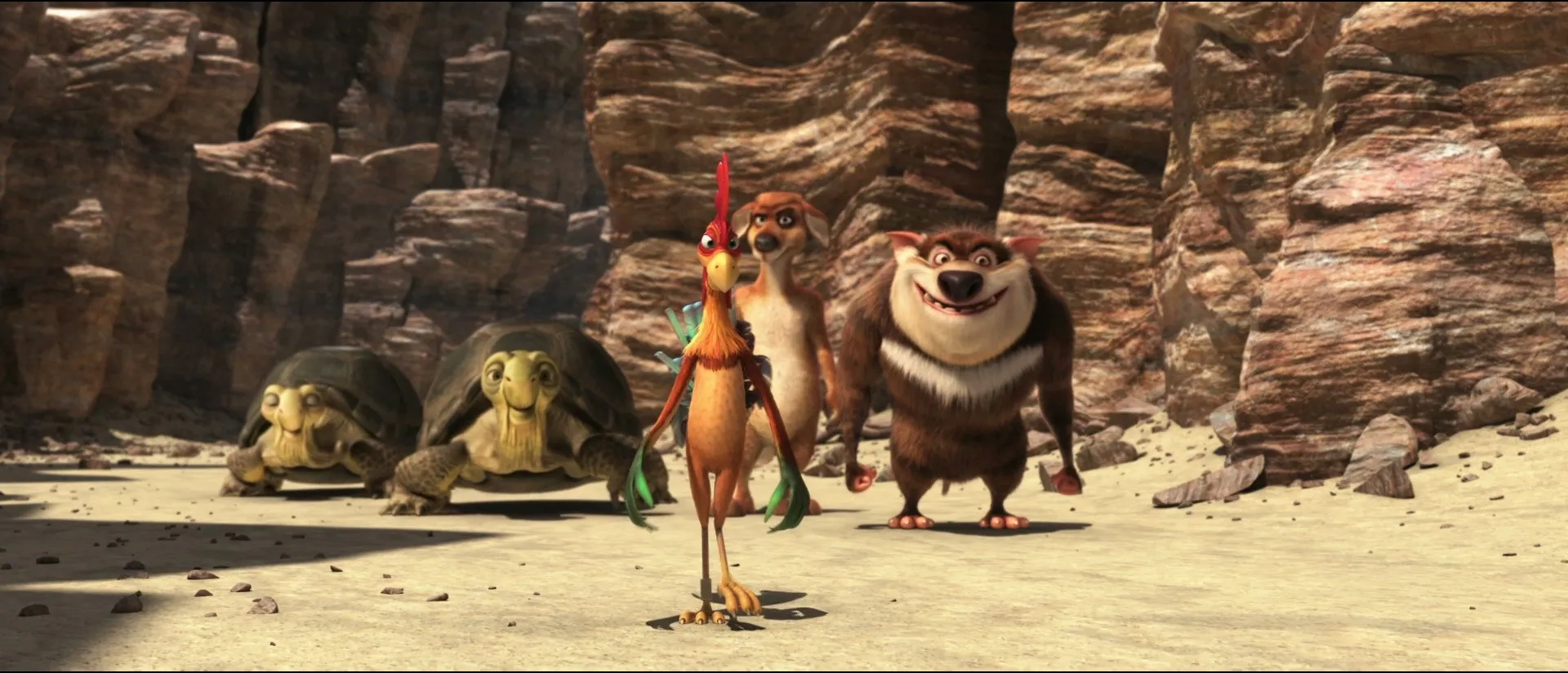 Vanessa Redgrave, Jim Broadbent, Jason Donovan, Andy Serkis, and Oliver Wyman in Conference of Animals (2010)