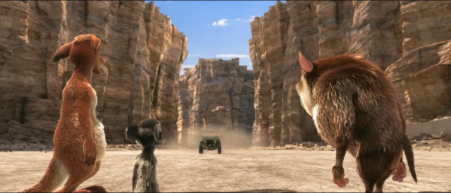 James Corden, Jason Donovan, Doug Preis, and Oliver Wyman in Conference of Animals (2010)
