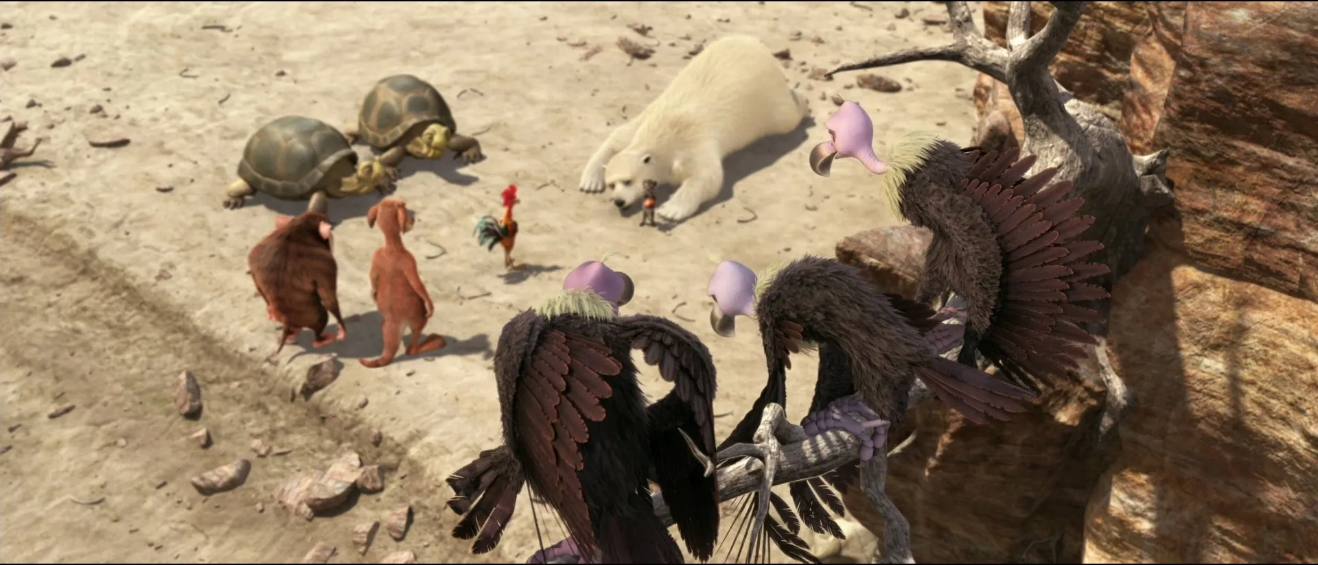 Vanessa Redgrave, Jim Broadbent, James Carter Cathcart, James Corden, Jason Donovan, Andy Serkis, Oliver Wyman, Erica Schroeder, Gary McHenley, and Ruben Lloyd in Conference of Animals (2010)