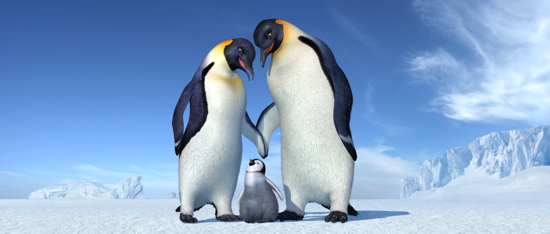 Nicole Kidman, Elizabeth Daily, and Hugh Jackman in Happy Feet (2006)