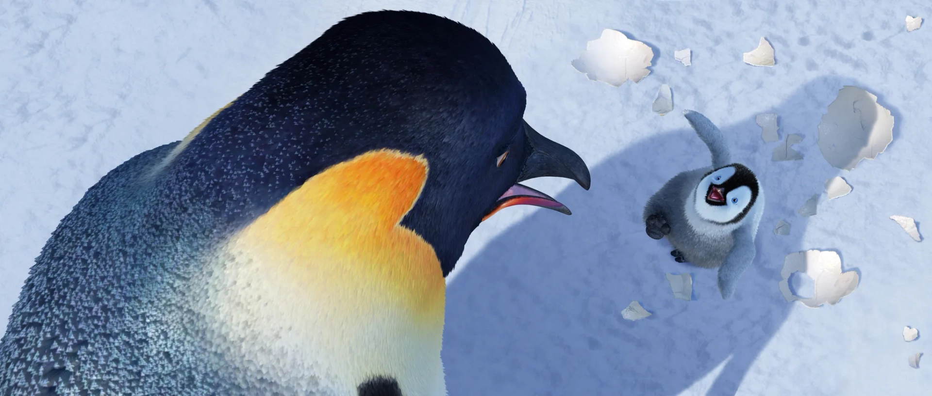 Elizabeth Daily and Hugh Jackman in Happy Feet (2006)