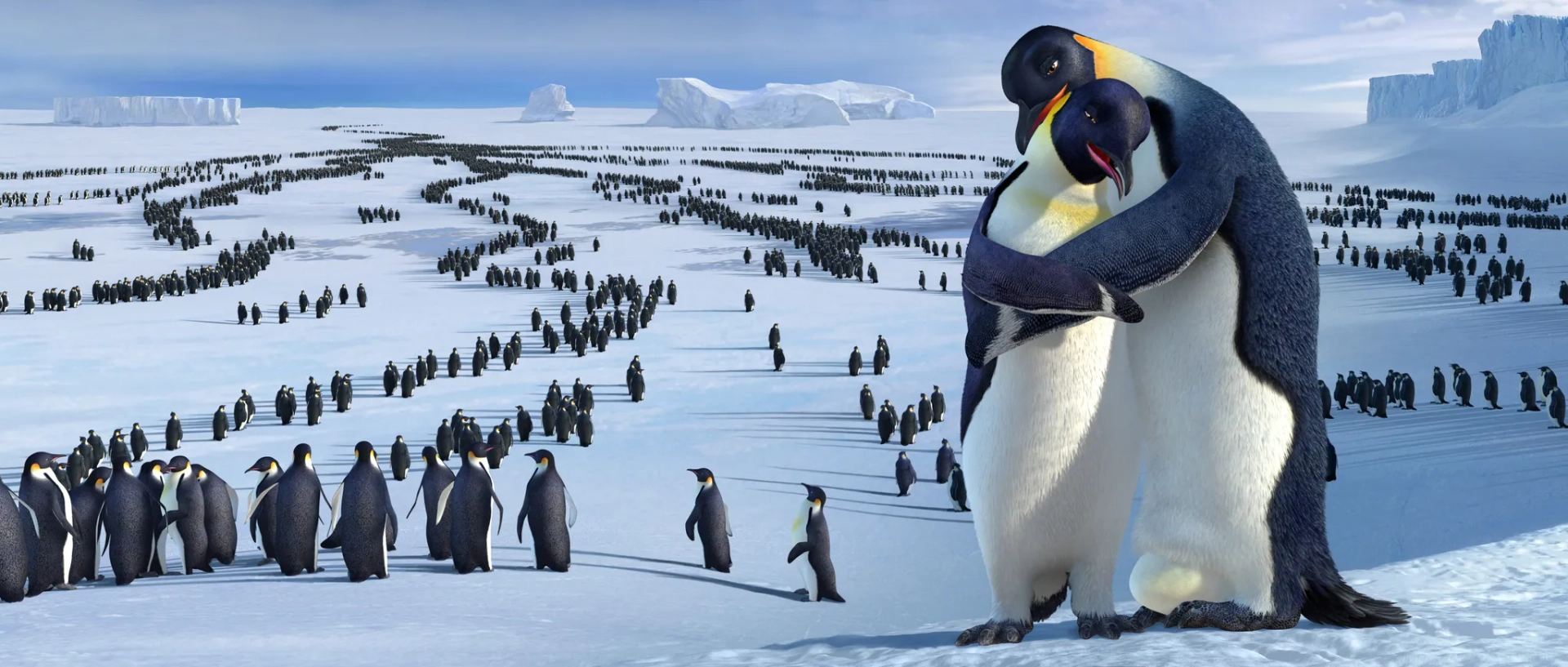 Nicole Kidman and Hugh Jackman in Happy Feet (2006)