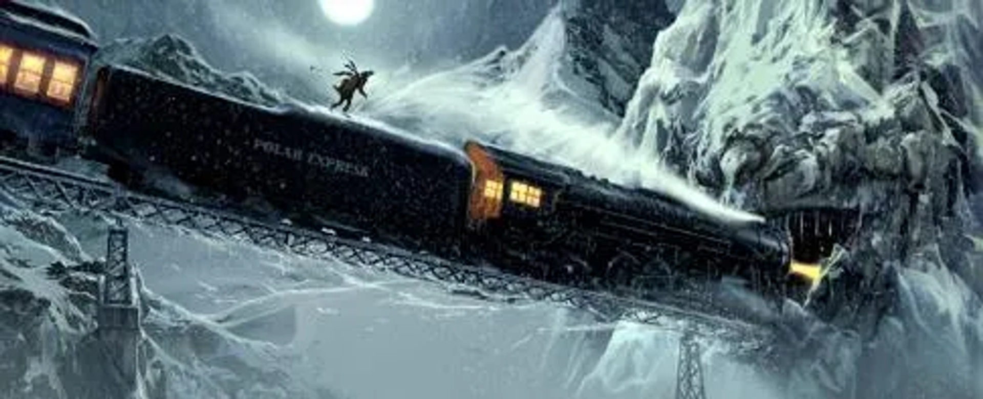 Tom Hanks, Daryl Sabara, and Josh Hutcherson in The Polar Express (2004)