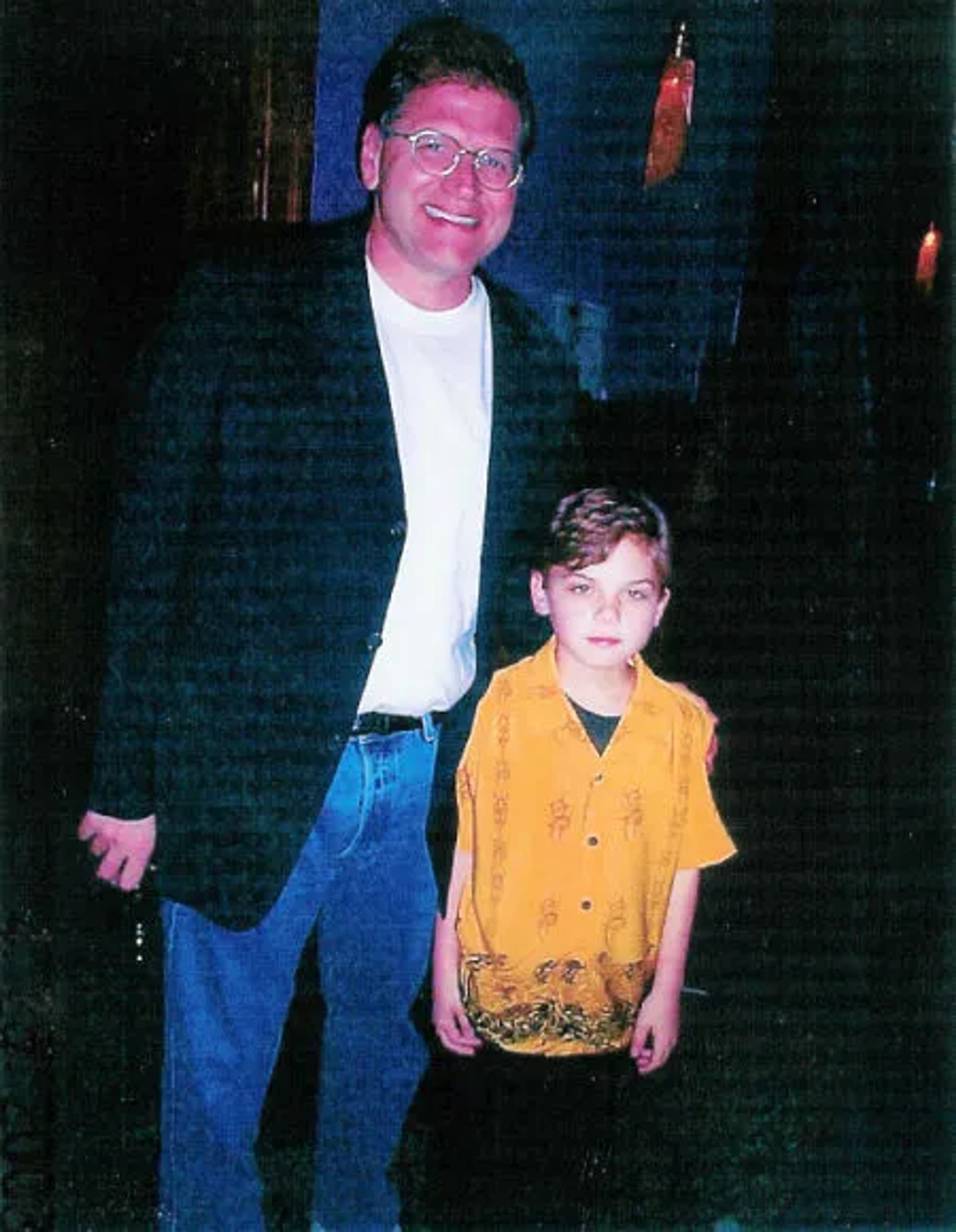 Hayden and his Polar Express director Robert Zemeckis