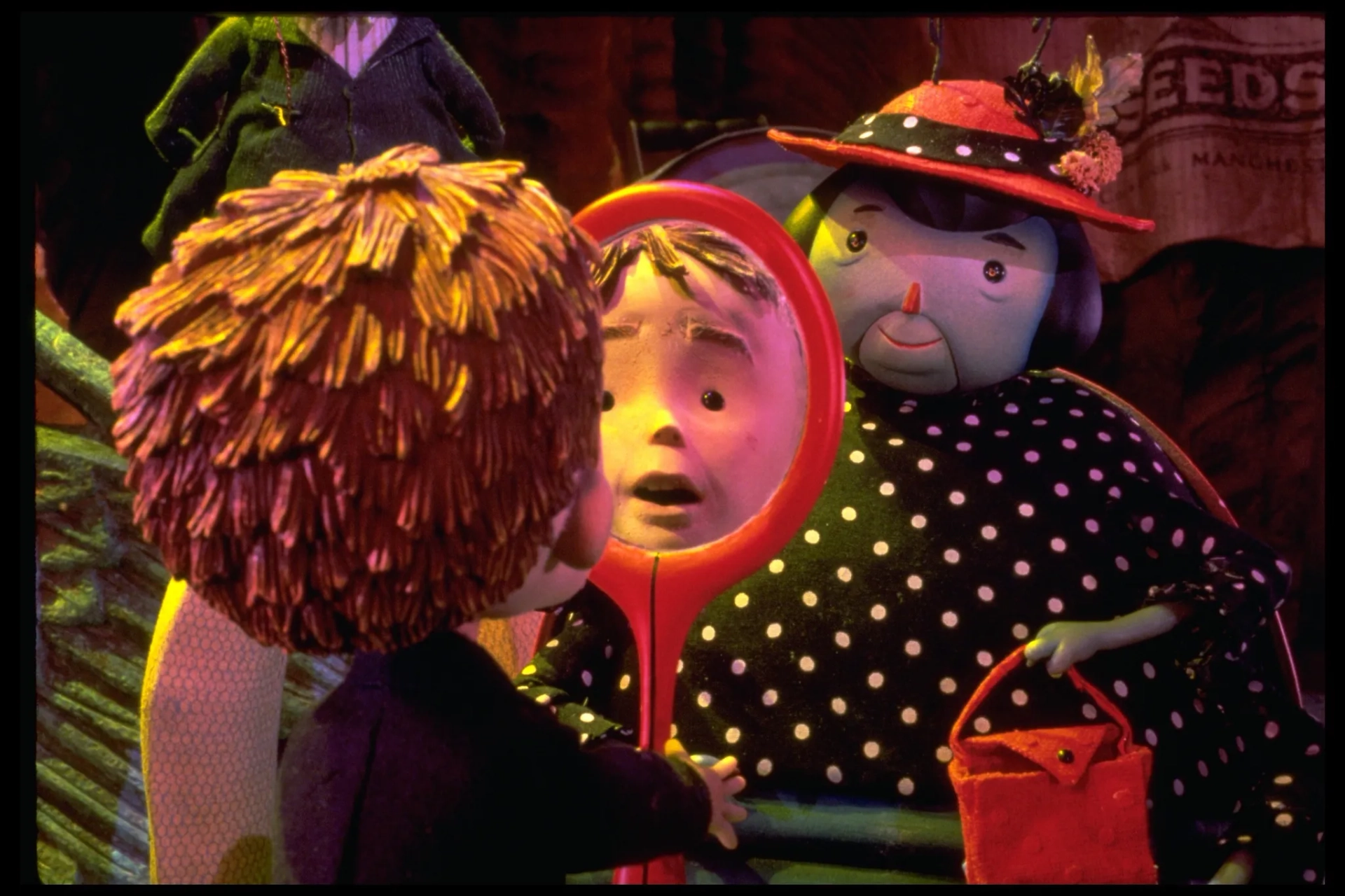 Simon Callow, Jane Leeves, and Paul Terry in James and the Giant Peach (1996)