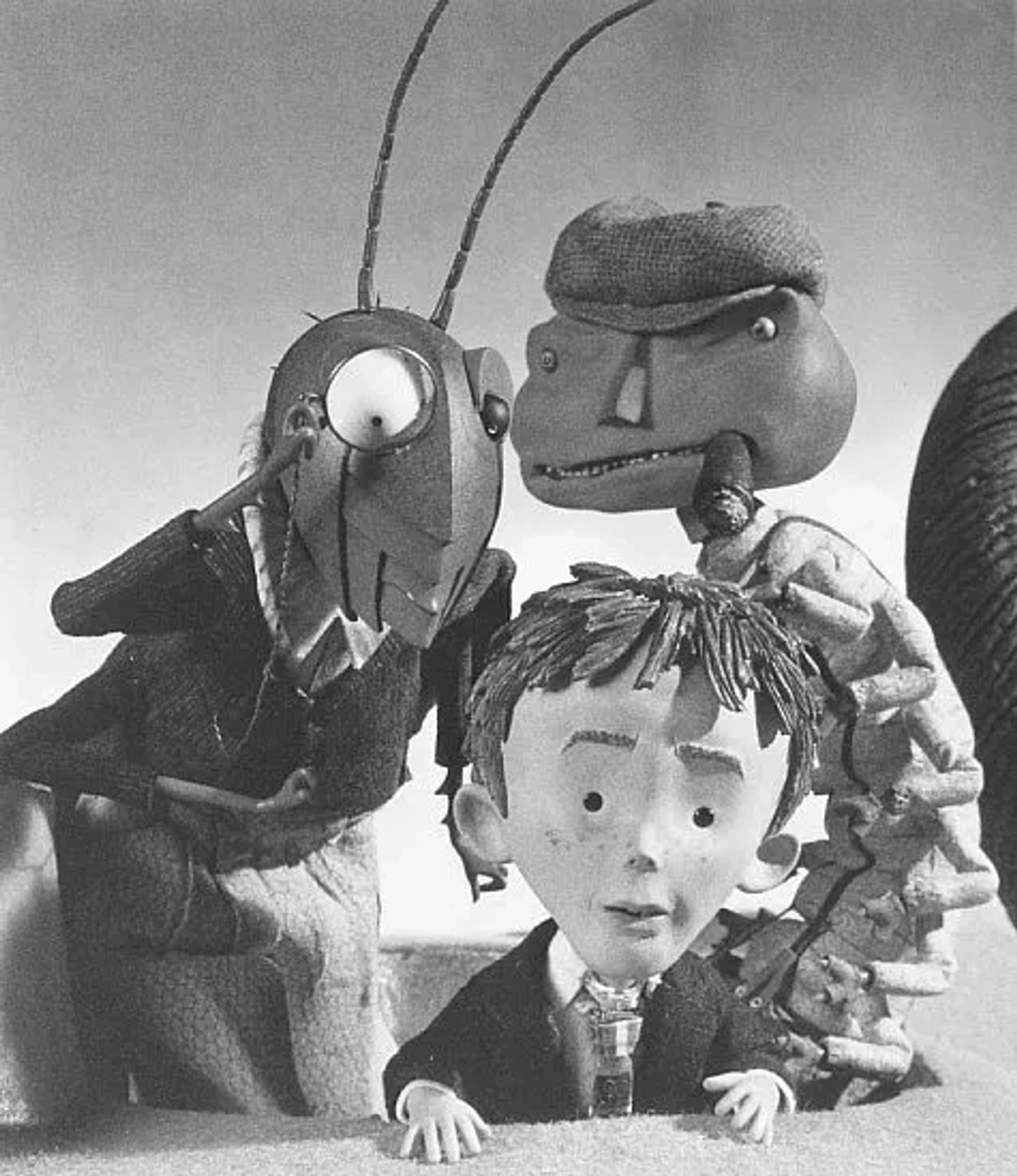 Richard Dreyfuss, Simon Callow, and Paul Terry in James and the Giant Peach (1996)