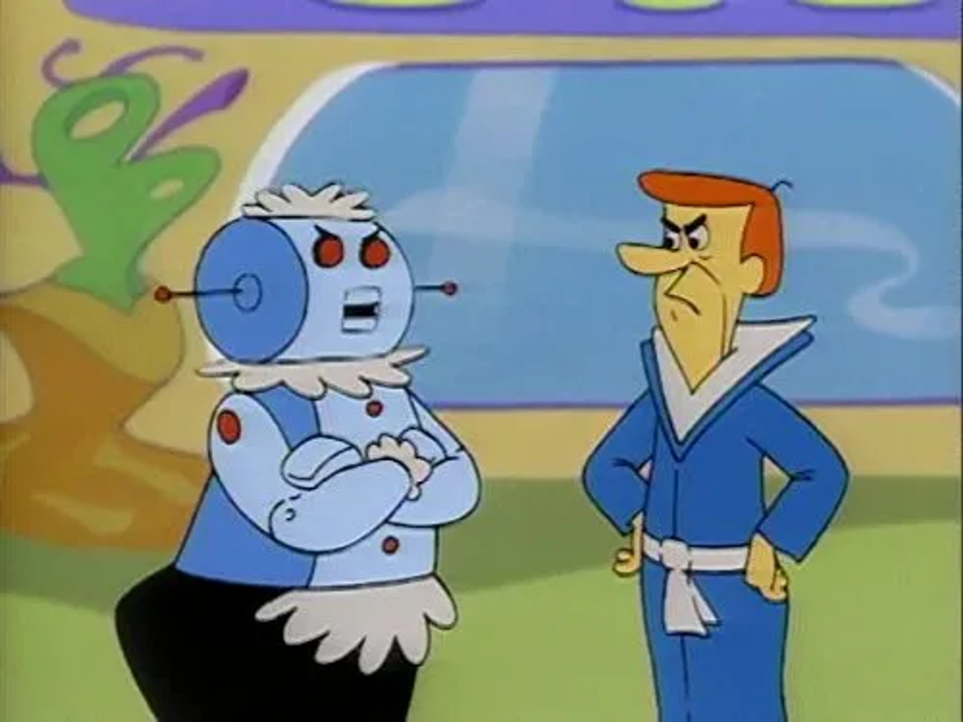 George O'Hanlon and Jean Vander Pyl in The Jetsons (1962)