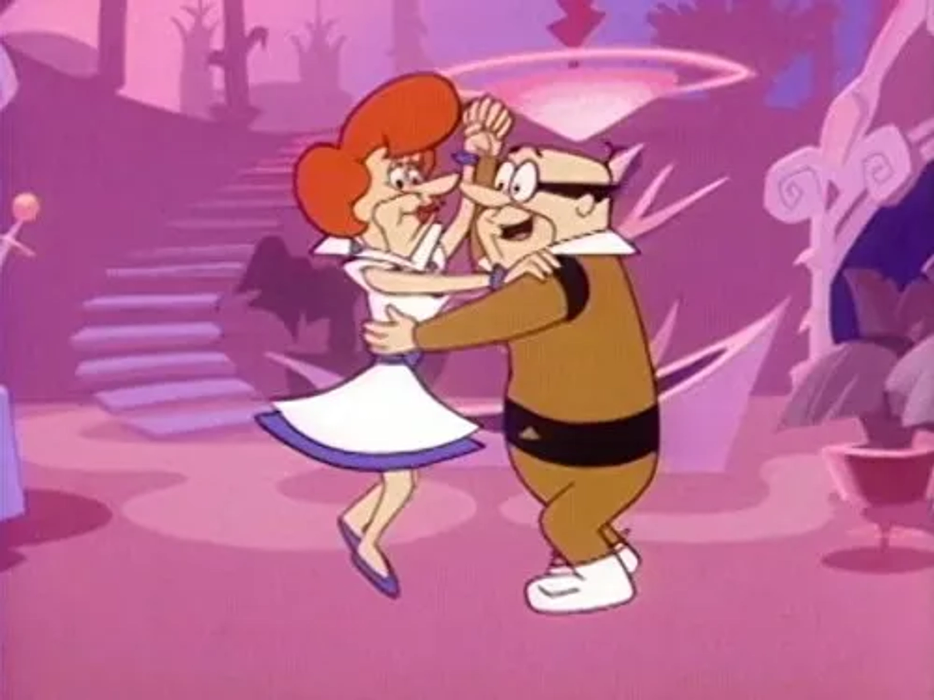George O'Hanlon and Jean Vander Pyl in The Jetsons (1962)