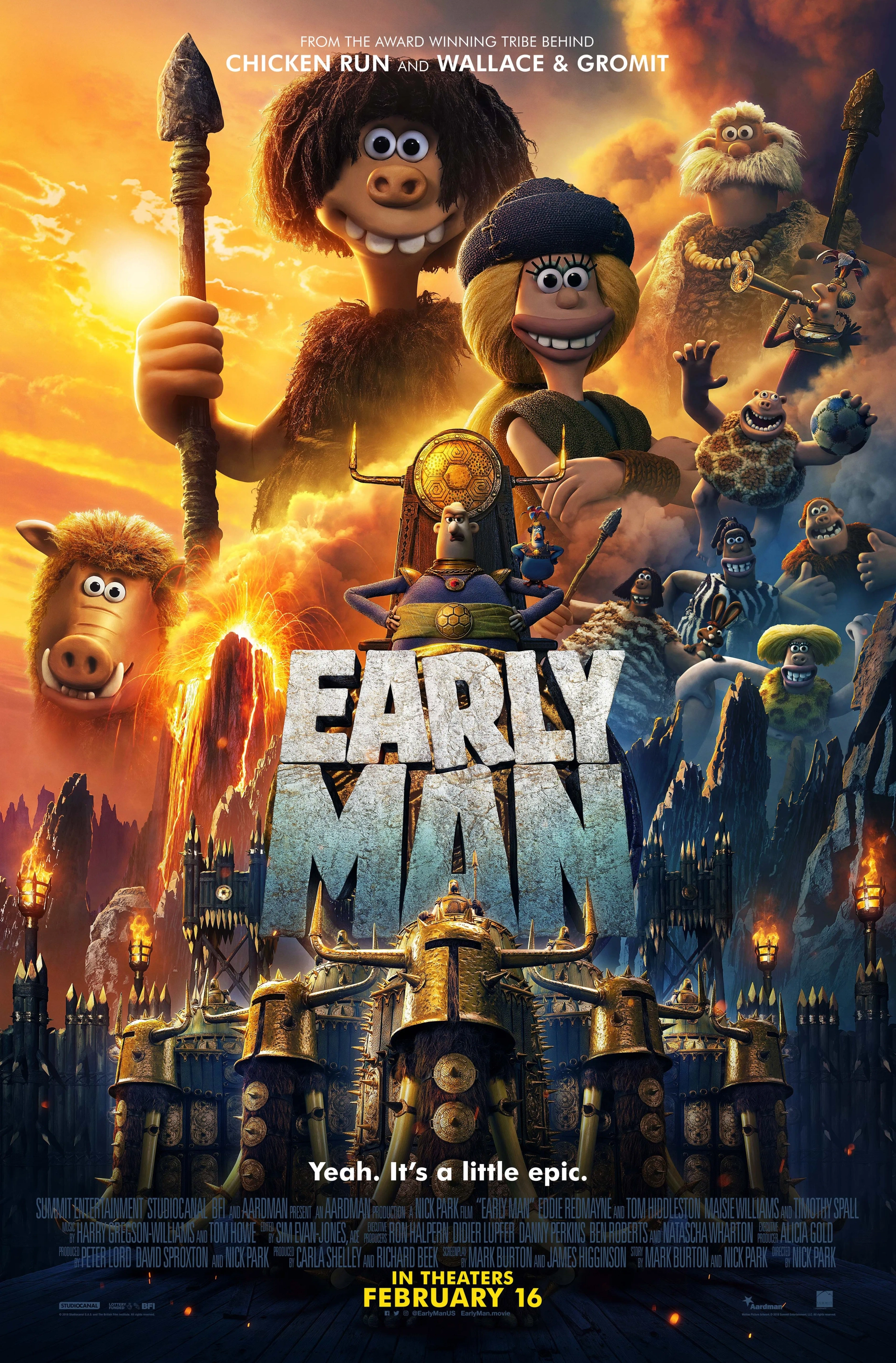 انیمیشن انسان اولیه (Early Man 2018)