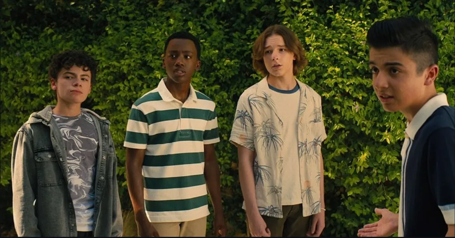Ramon Reed, Raphael Alejandro, Bardia Seiri, and Mason Thames in Incoming (2024)