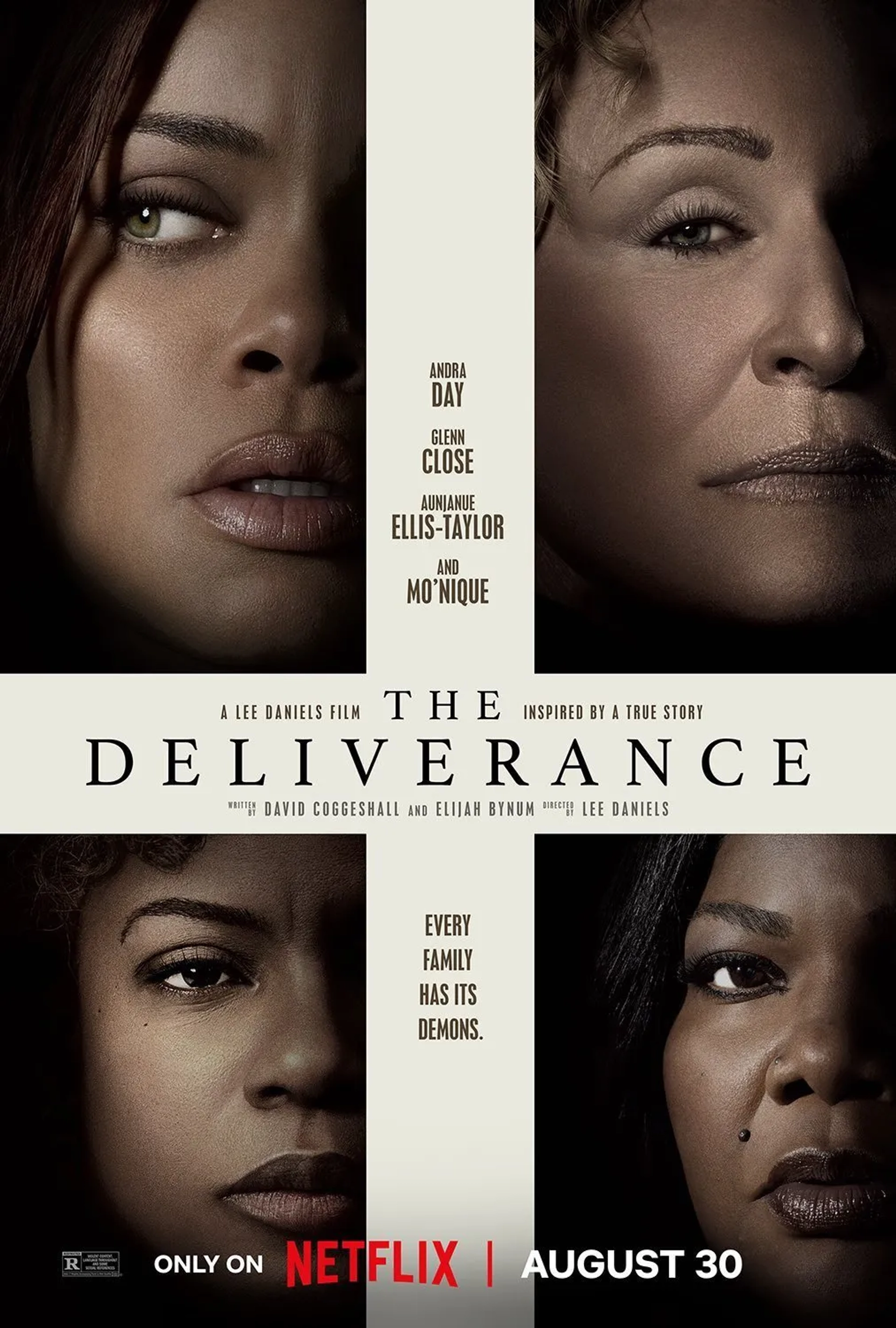 Glenn Close, Aunjanue Ellis-Taylor, Mo'Nique, and Andra Day in The Deliverance (2024)