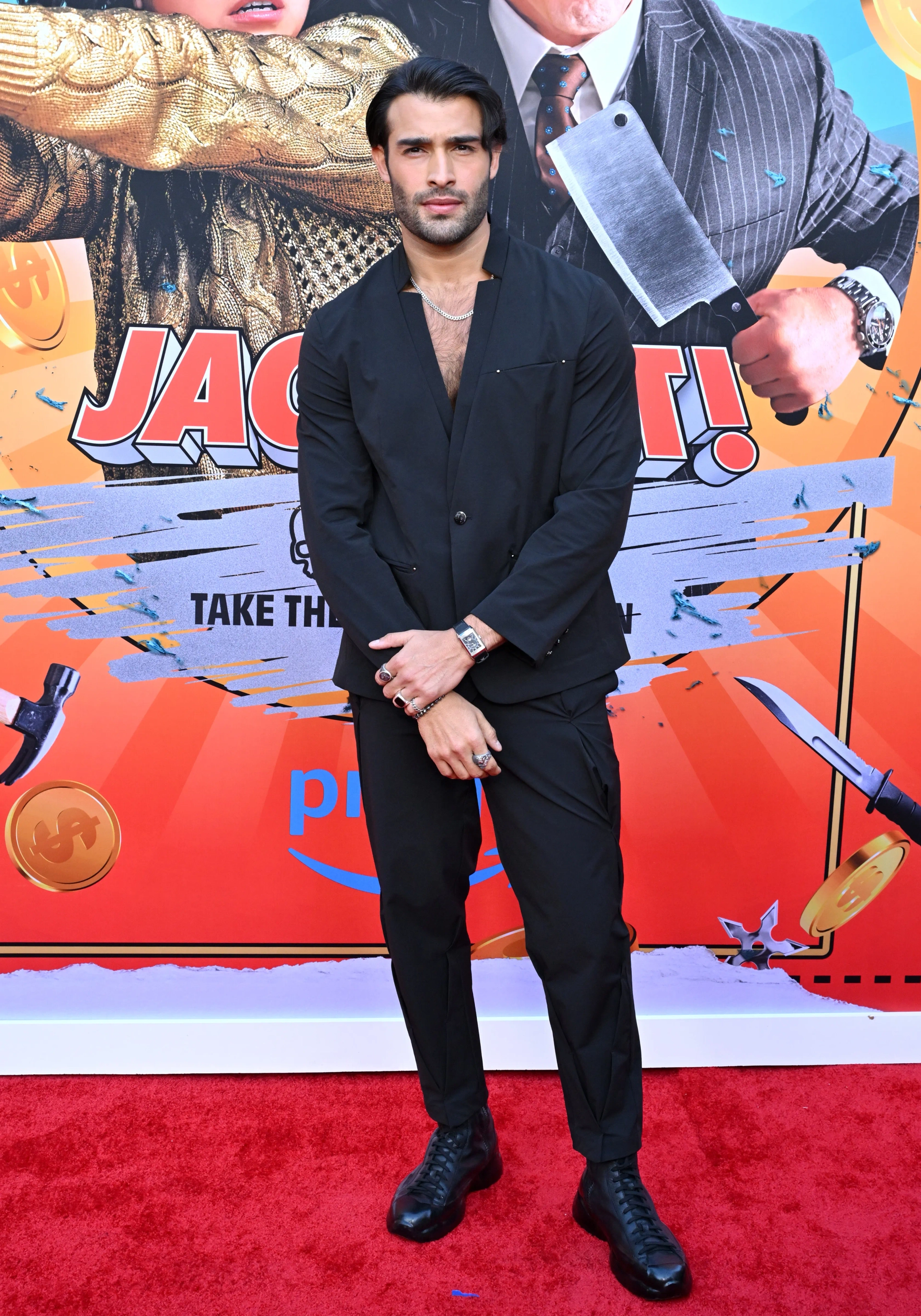 Sam Asghari at an event for Jackpot! (2024)
