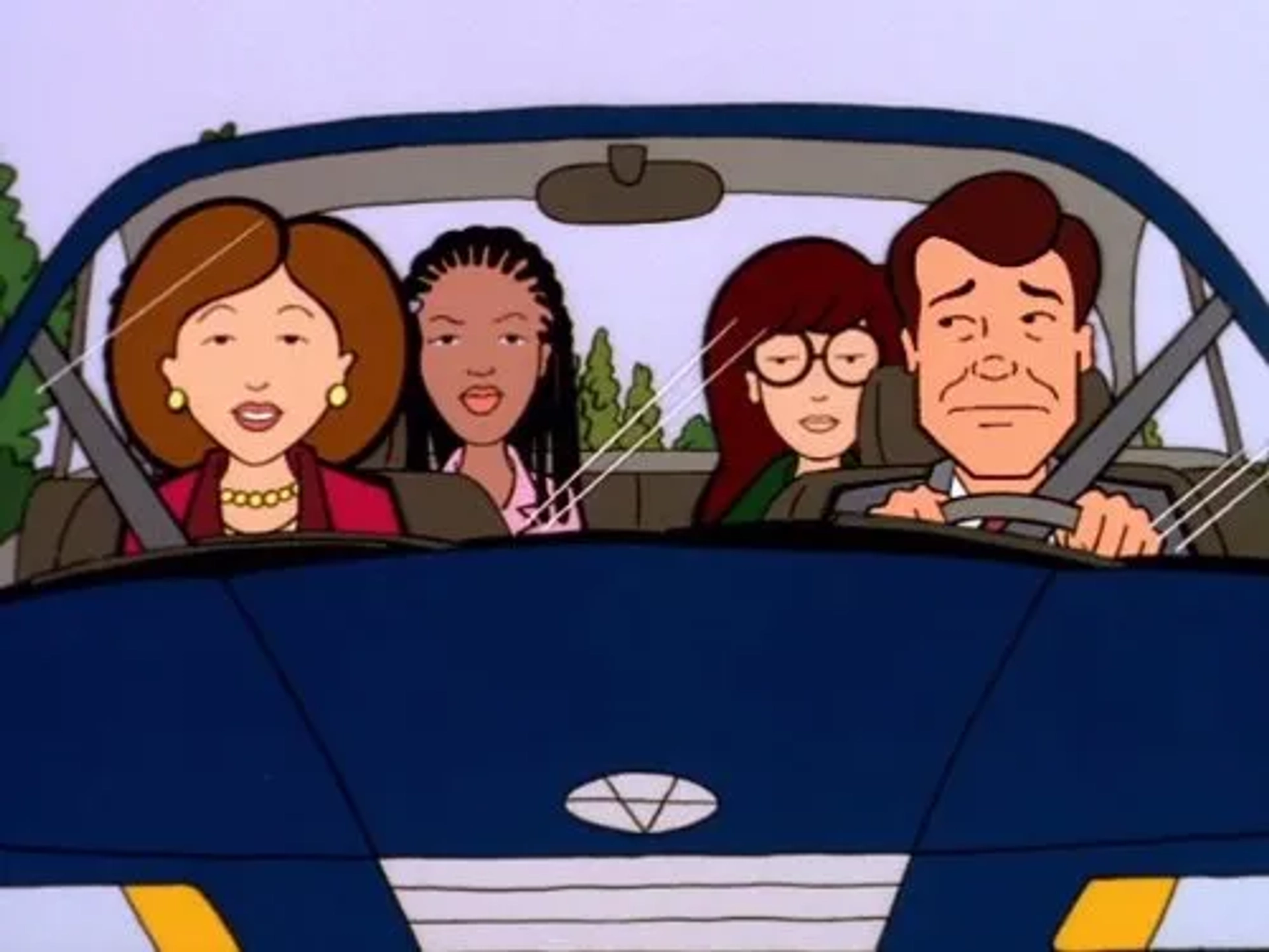 Tracy Grandstaff, Jessica Cydnee Jackson, and Julian Rebolledo in Daria (1997)