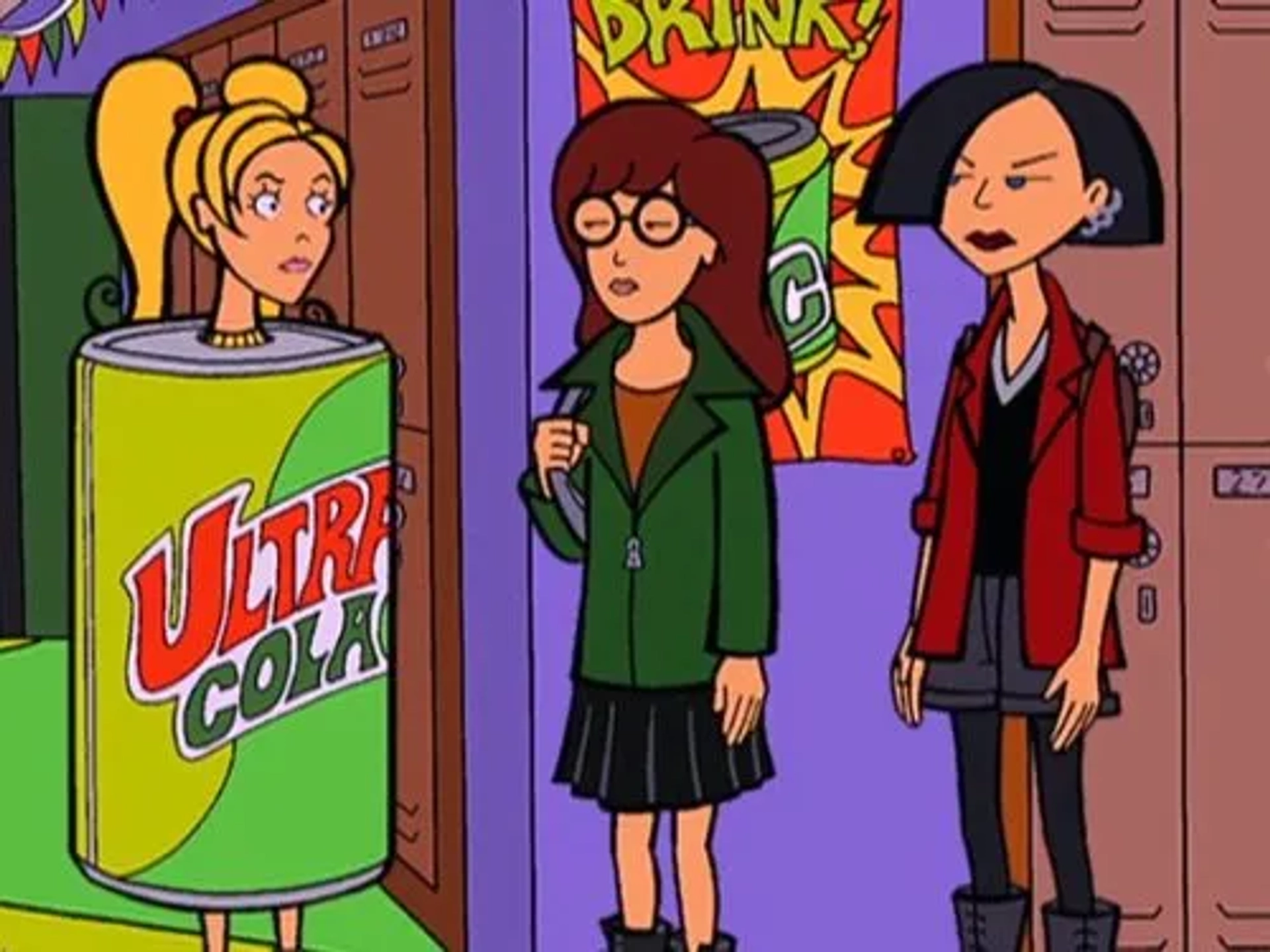 Tracy Grandstaff and Lisa Collins in Daria (1997)