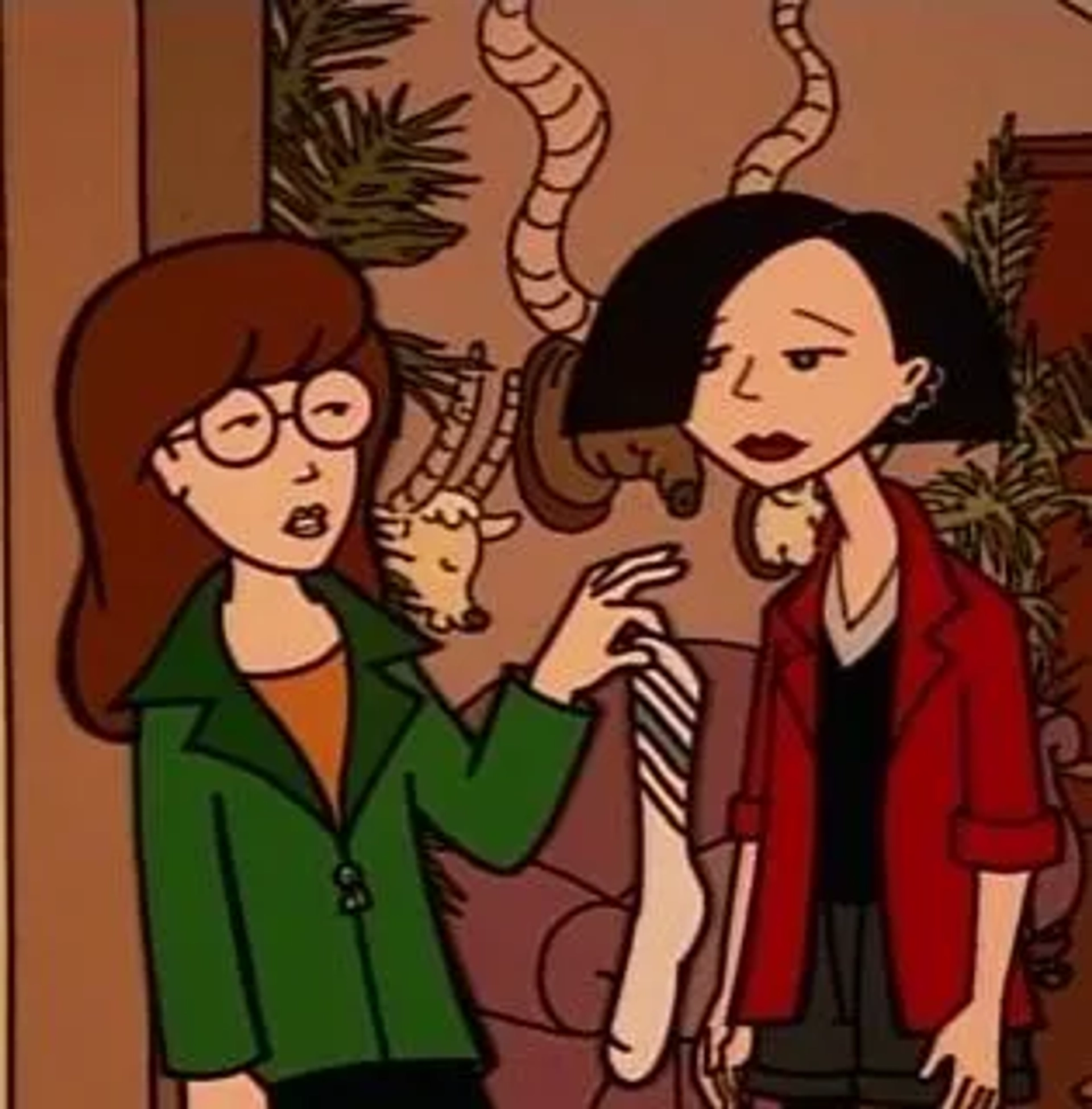 Tracy Grandstaff and Wendy Hoopes in Daria (1997)