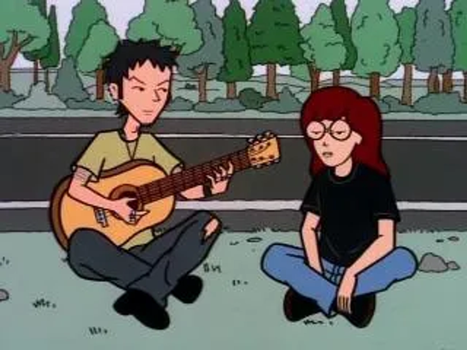 Alvaro J. Gonzalez and Tracy Grandstaff in Daria (1997)