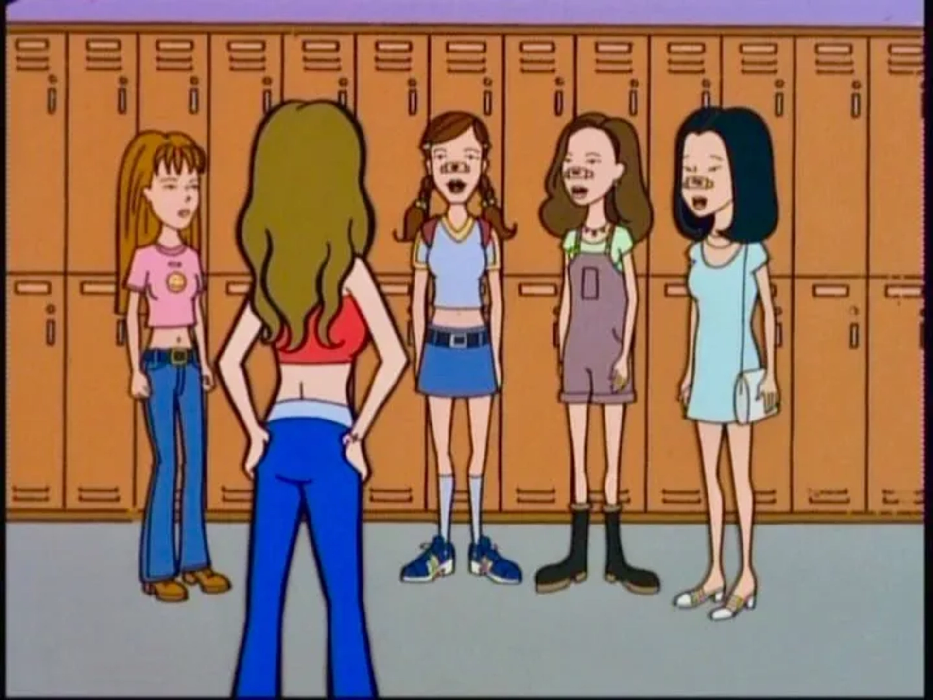 Ashley Paige Albert, Sarah Drew, Sarah Fader, and Lisa Collins in Daria (1997)