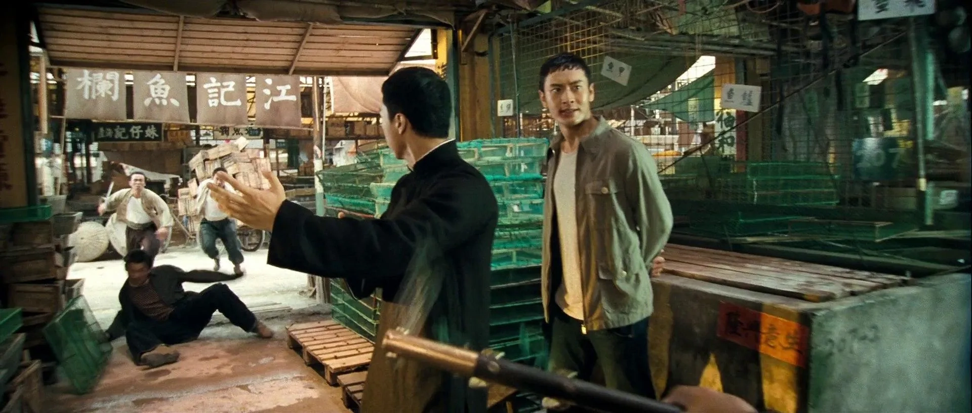 Donnie Yen and Xiaoming Huang in Ip Man 2 (2010)