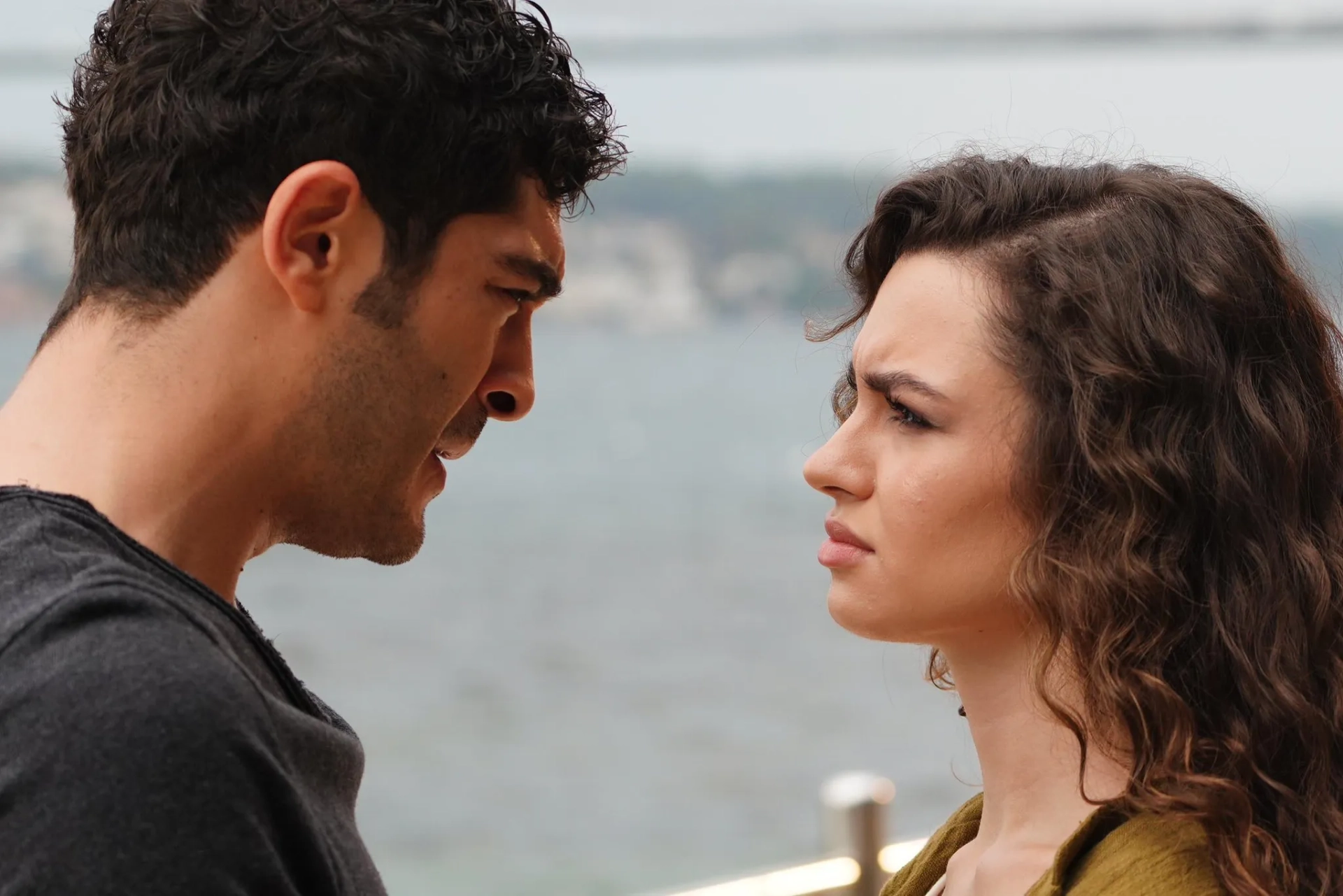 Su Burcu Coskun and Burak Deniz in A Night's Tale (2024)