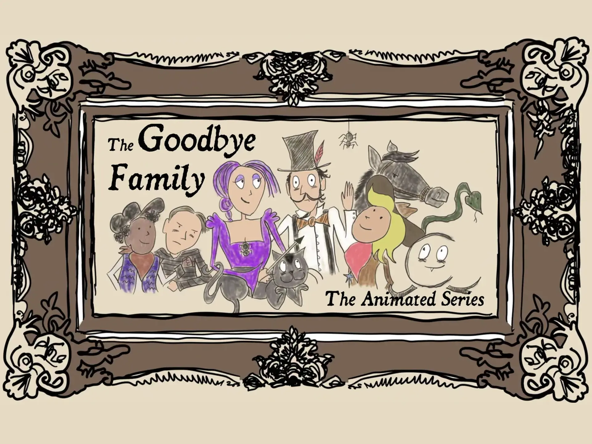 دانلود انیمیشن خانواده خداحافظ: سریال انیمیشنی (The Goodbye Family: The Animated Series 2021)