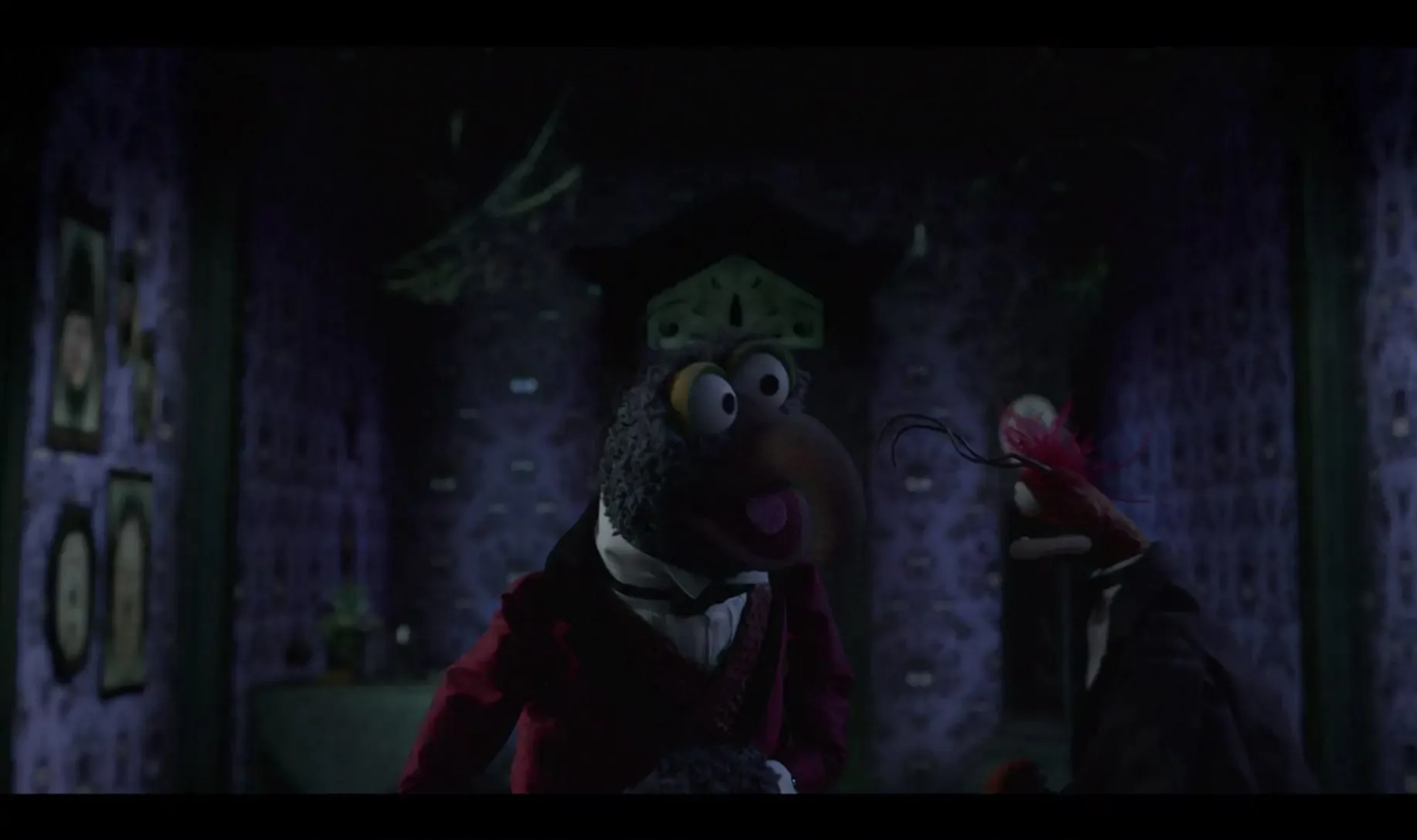 Bill Barretta and Dave Goelz in Muppets Haunted Mansion (2021)