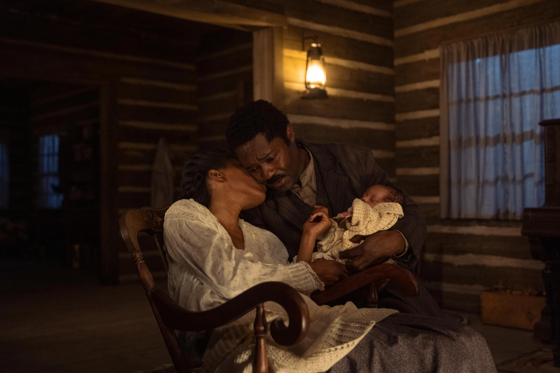 David Oyelowo and Lauren E. Banks in Lawmen: Bass Reeves (2023)