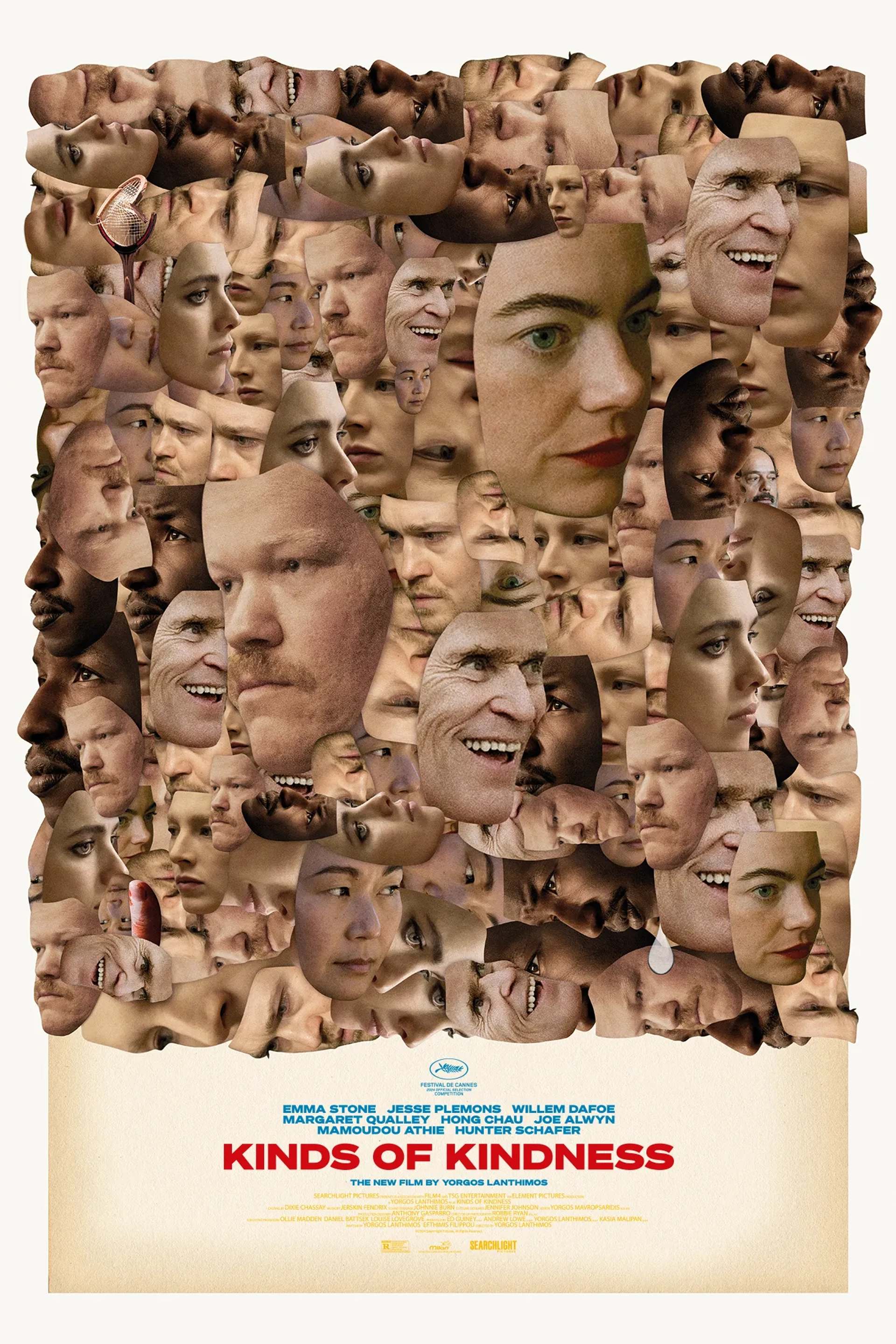 Willem Dafoe, Jesse Plemons, Emma Stone, Hong Chau, Margaret Qualley, Mamoudou Athie, Joe Alwyn, and Hunter Schafer in Kinds of Kindness (2024)