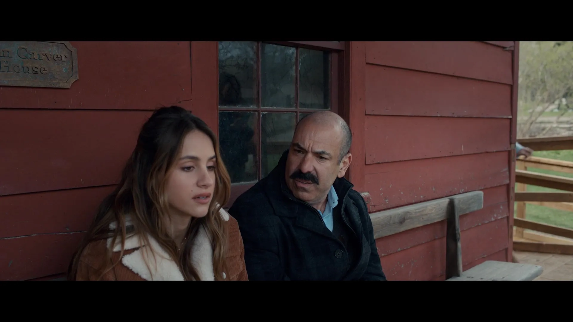 Rick Hoffman and Nell Verlaque in Thanksgiving (2023)