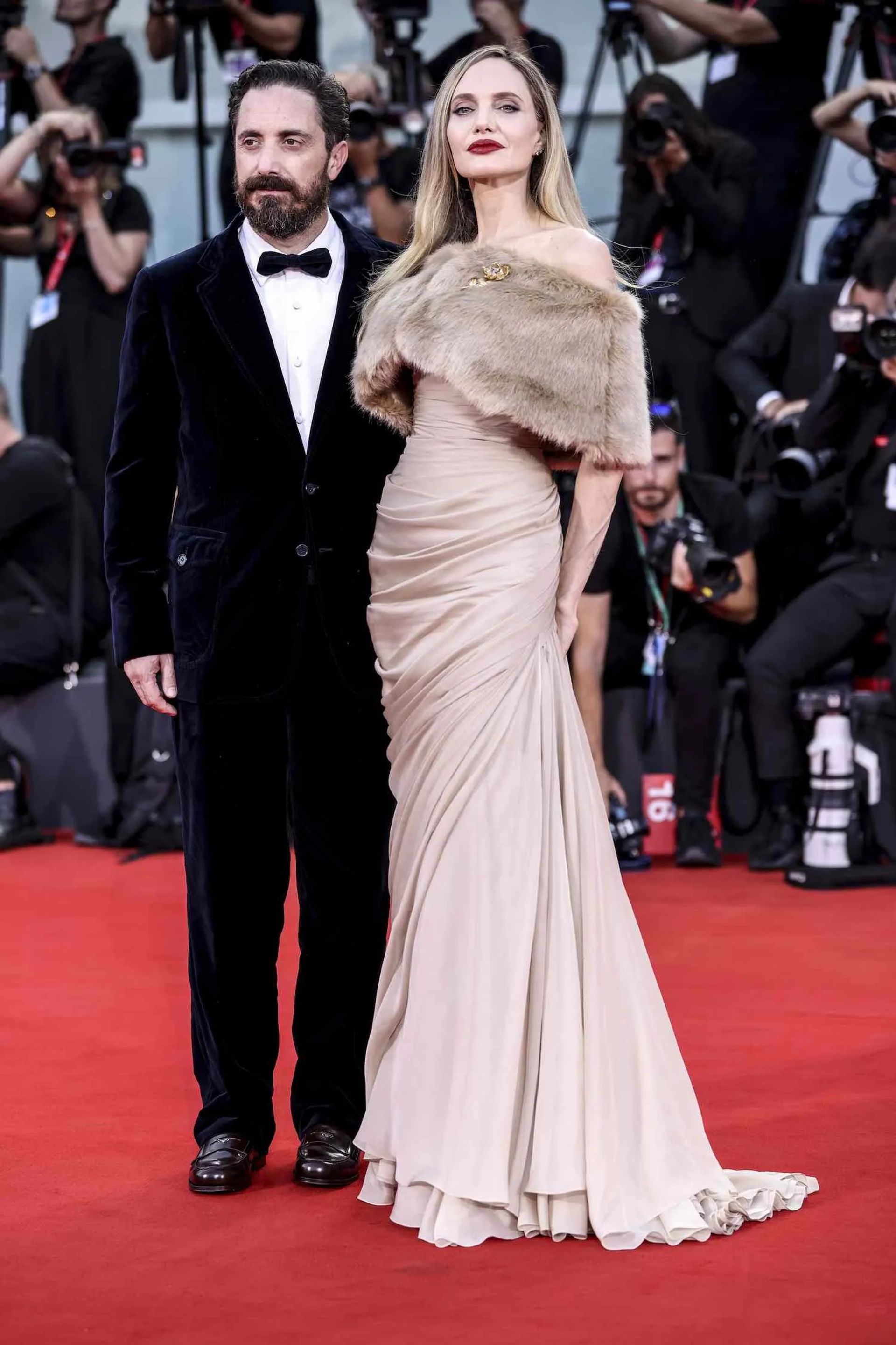 Angelina Jolie and Pablo Larraín in Maria (2024)