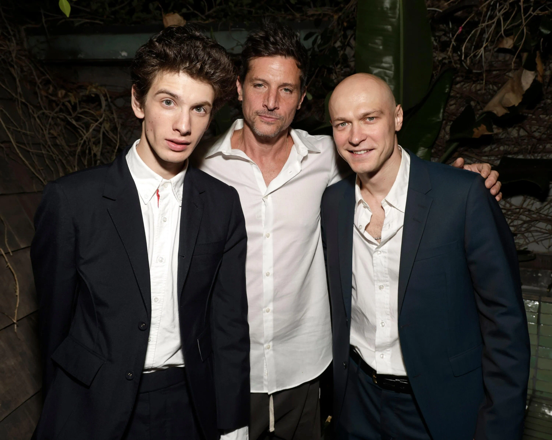 Simon Rex, Mark Eidelshtein, and Yura Borisov at an event for Anora (2024)