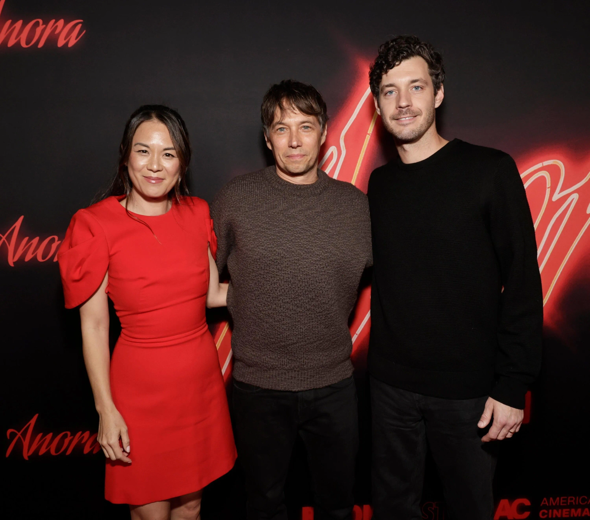 Sean Baker, Samantha Quan, and Alex Coco at an event for Anora (2024)