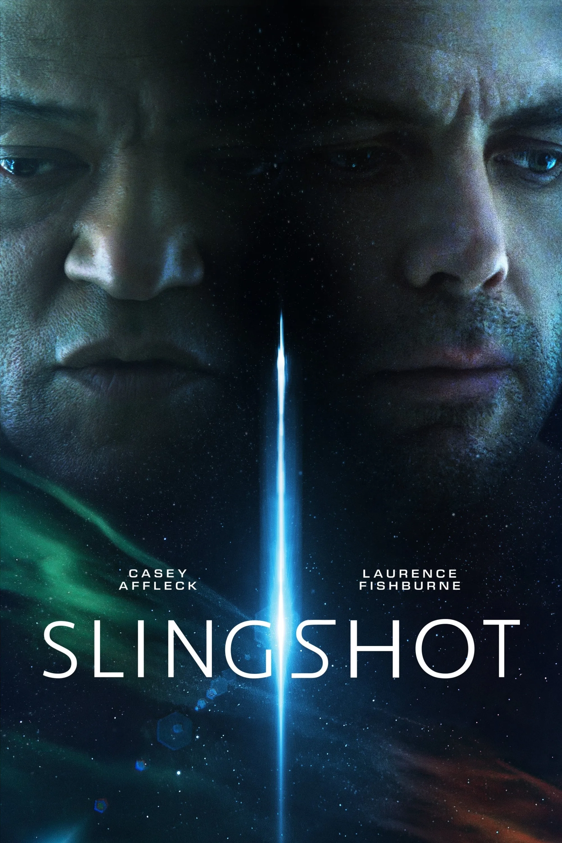 Laurence Fishburne and Casey Affleck in Slingshot (2024)
